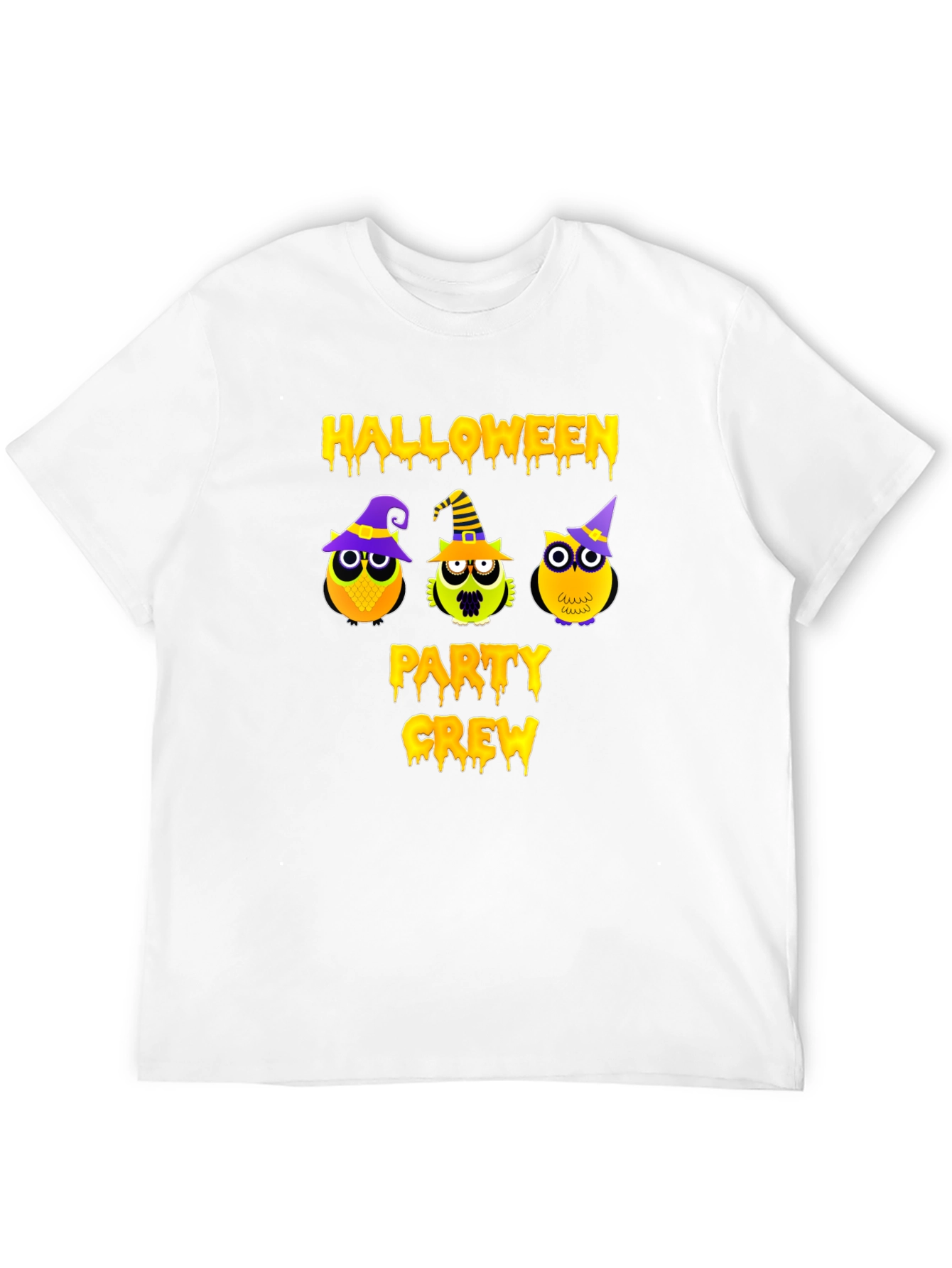 Camiseta Halloween Party Crew Owls