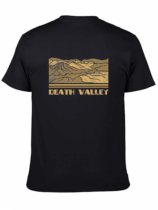 Camiseta Negra Death Valley Diseño Vintage