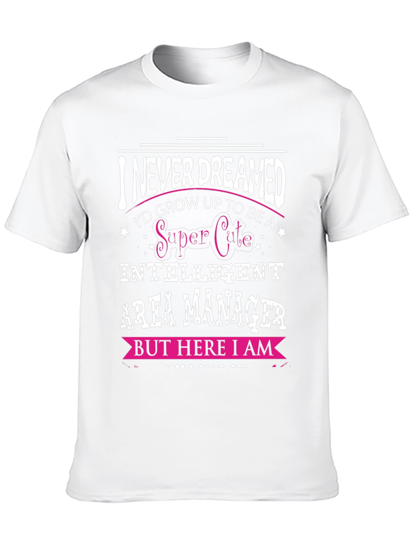 Camiseta Negra con Diseño Divertido para Gerente de Área