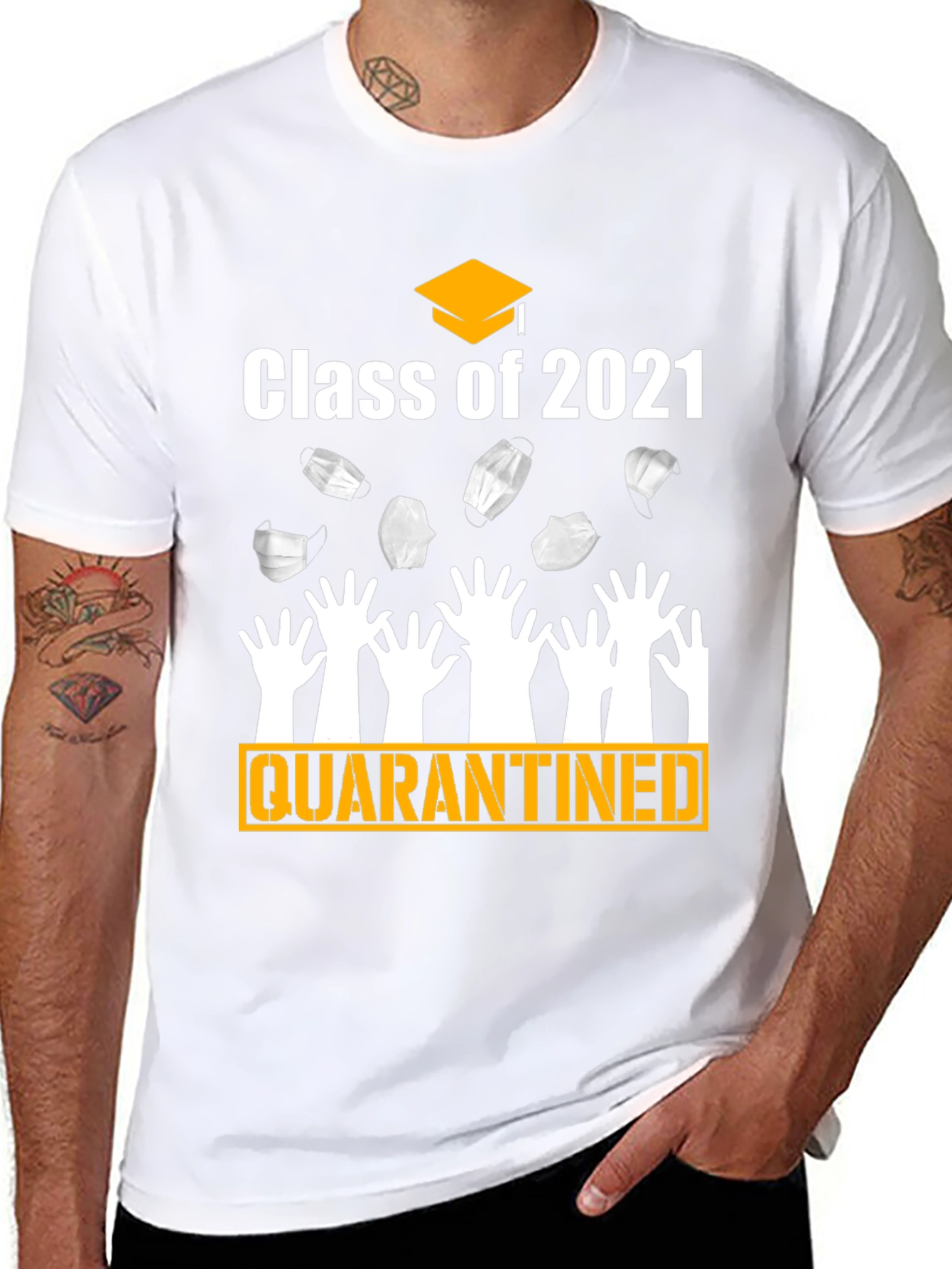 Camiseta Clase de 2021 En Cuarentena