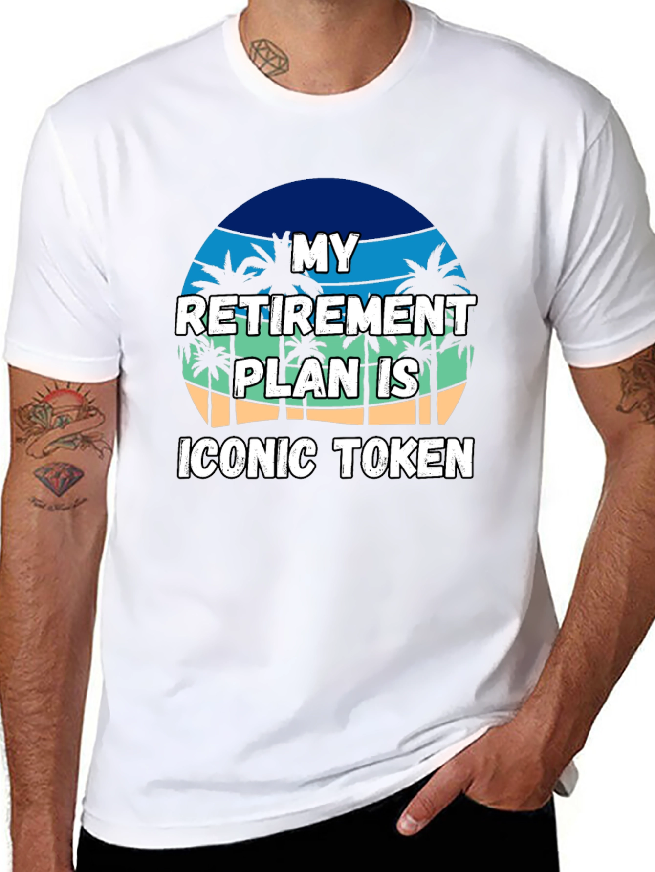 Camiseta Humorística Plan de Jubilación ICONIC TOKEN