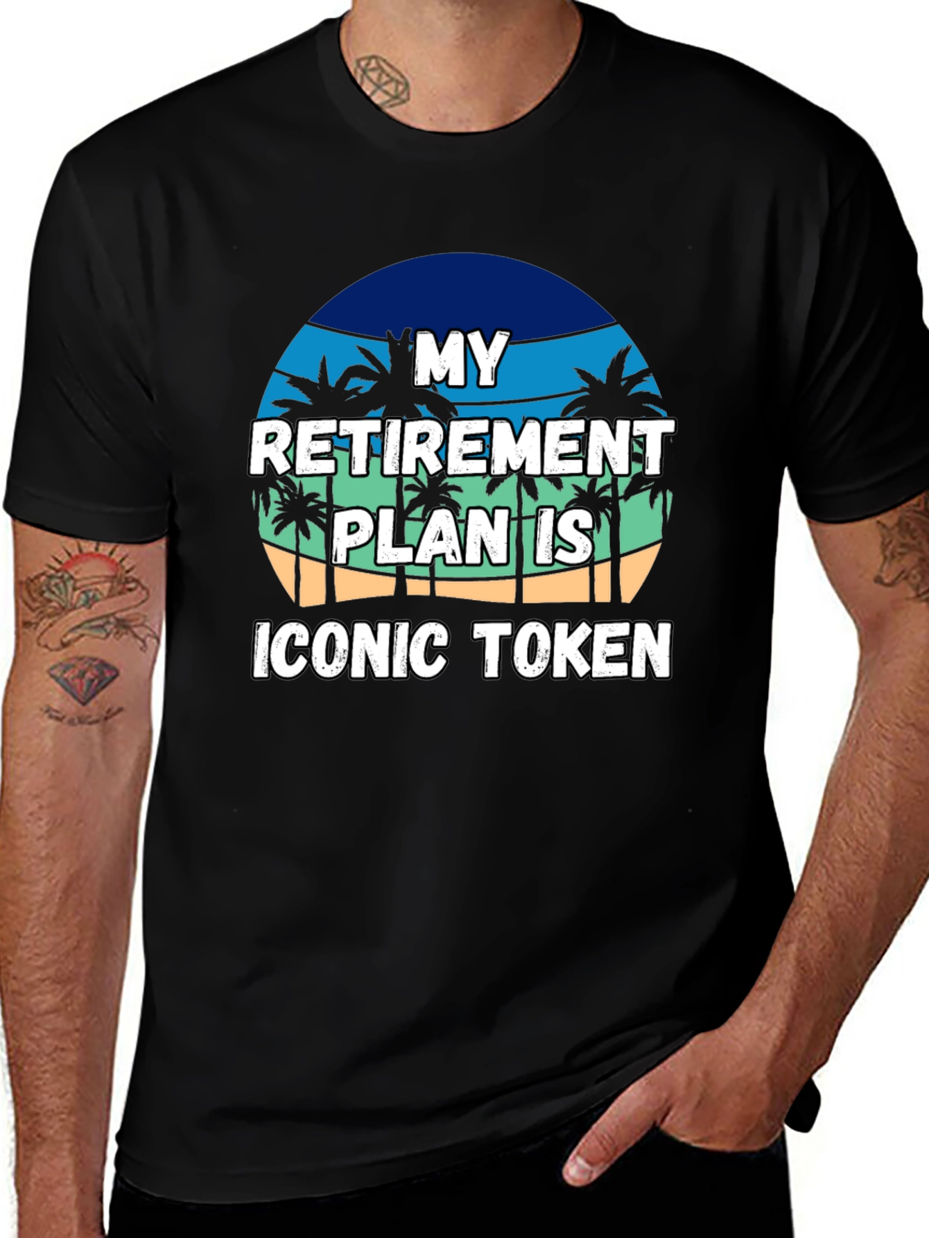 Camiseta Humorística Plan de Jubilación ICONIC TOKEN