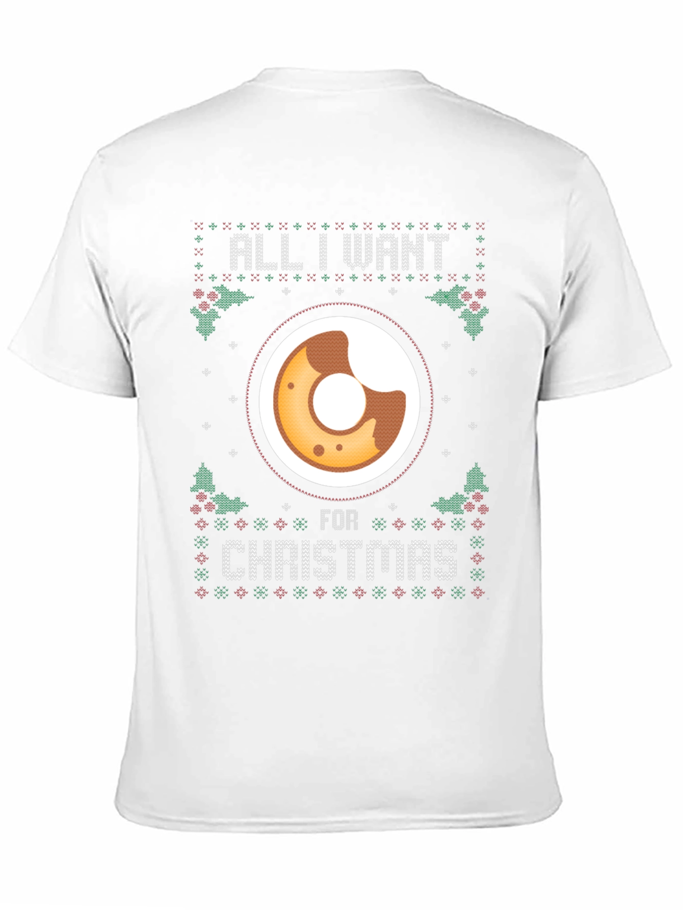Camiseta Navideña All I Want is Donut