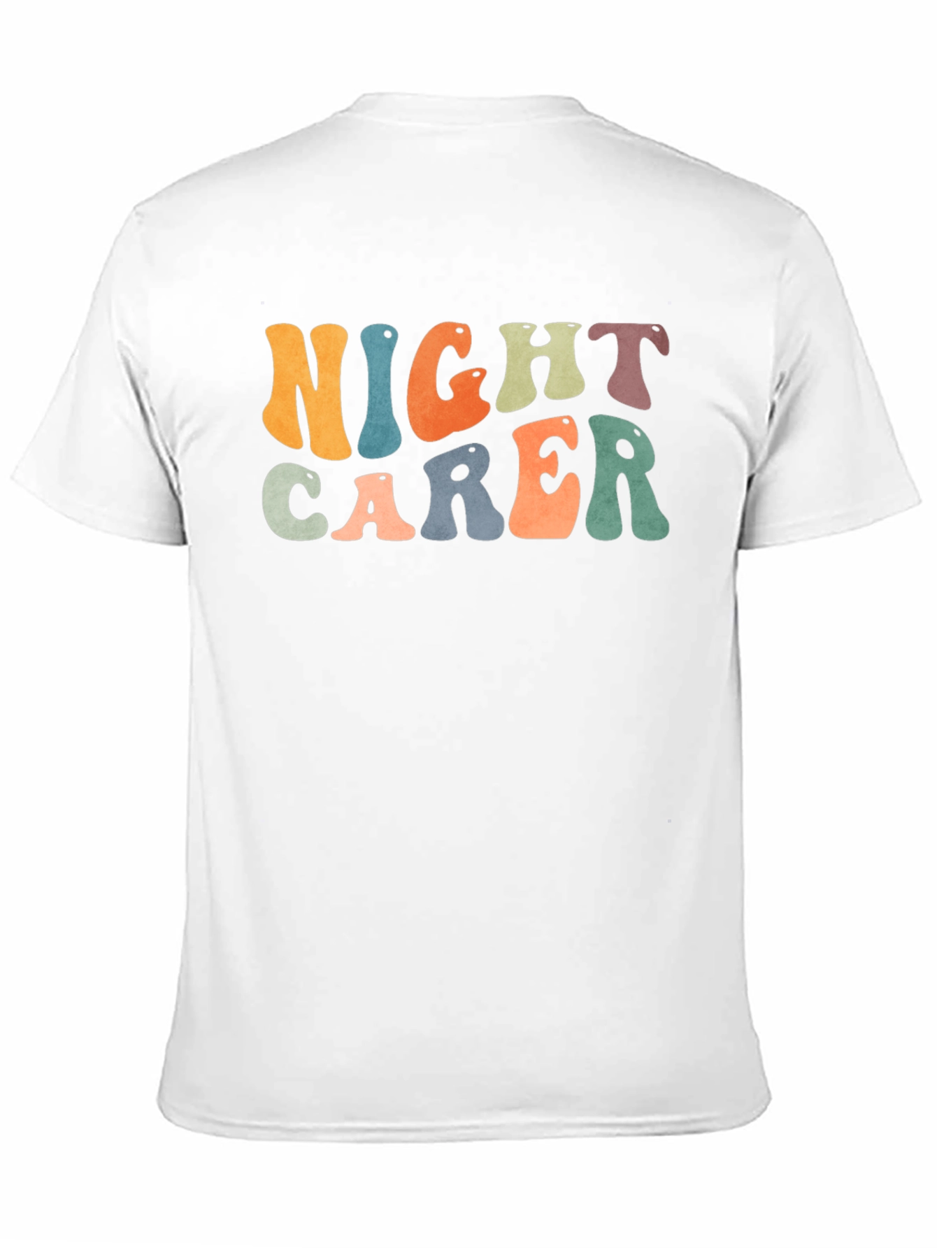 Camiseta Negra Night Carer Retro