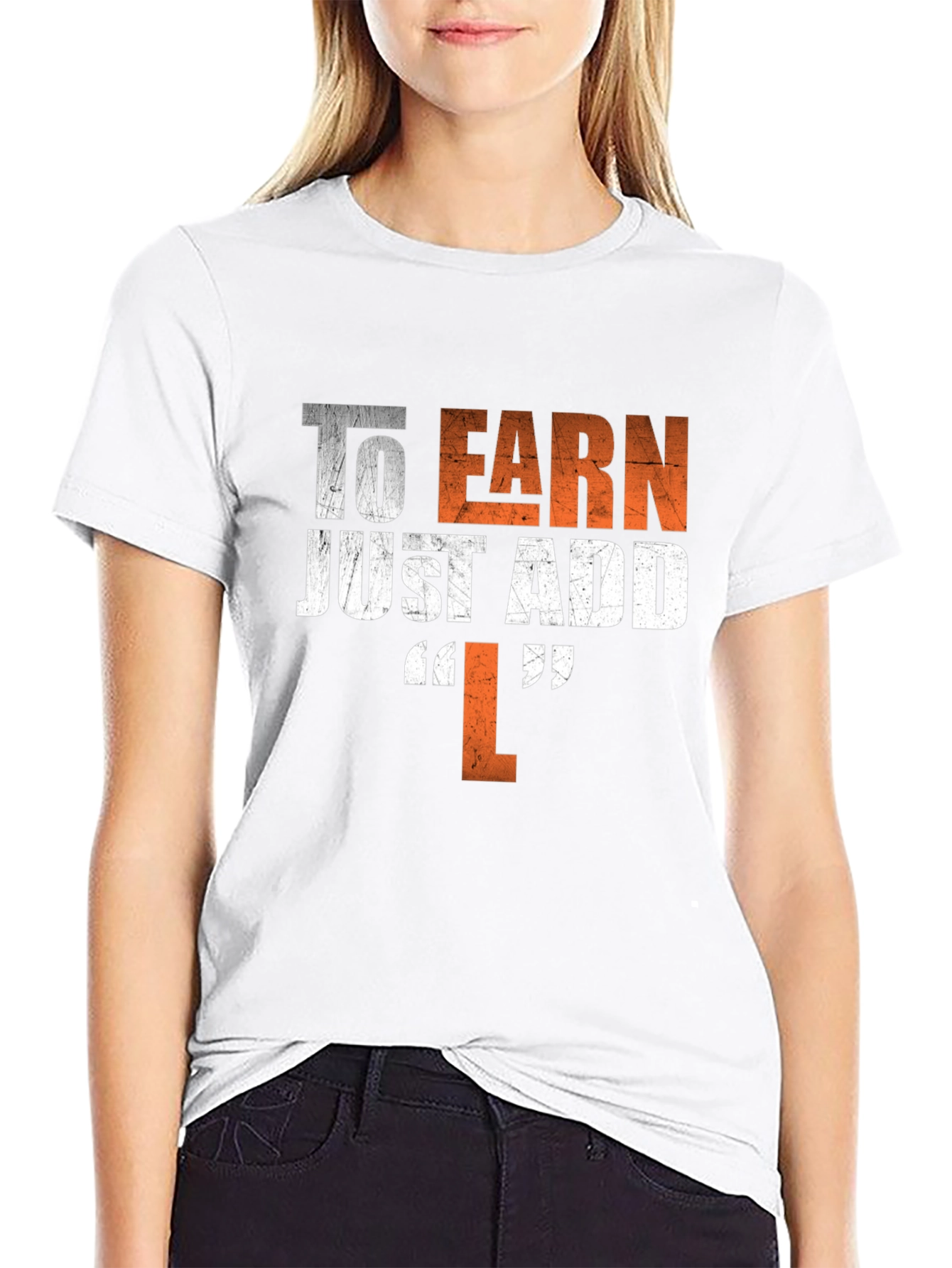 Camiseta Negra: Para Ganar Solo Añade L