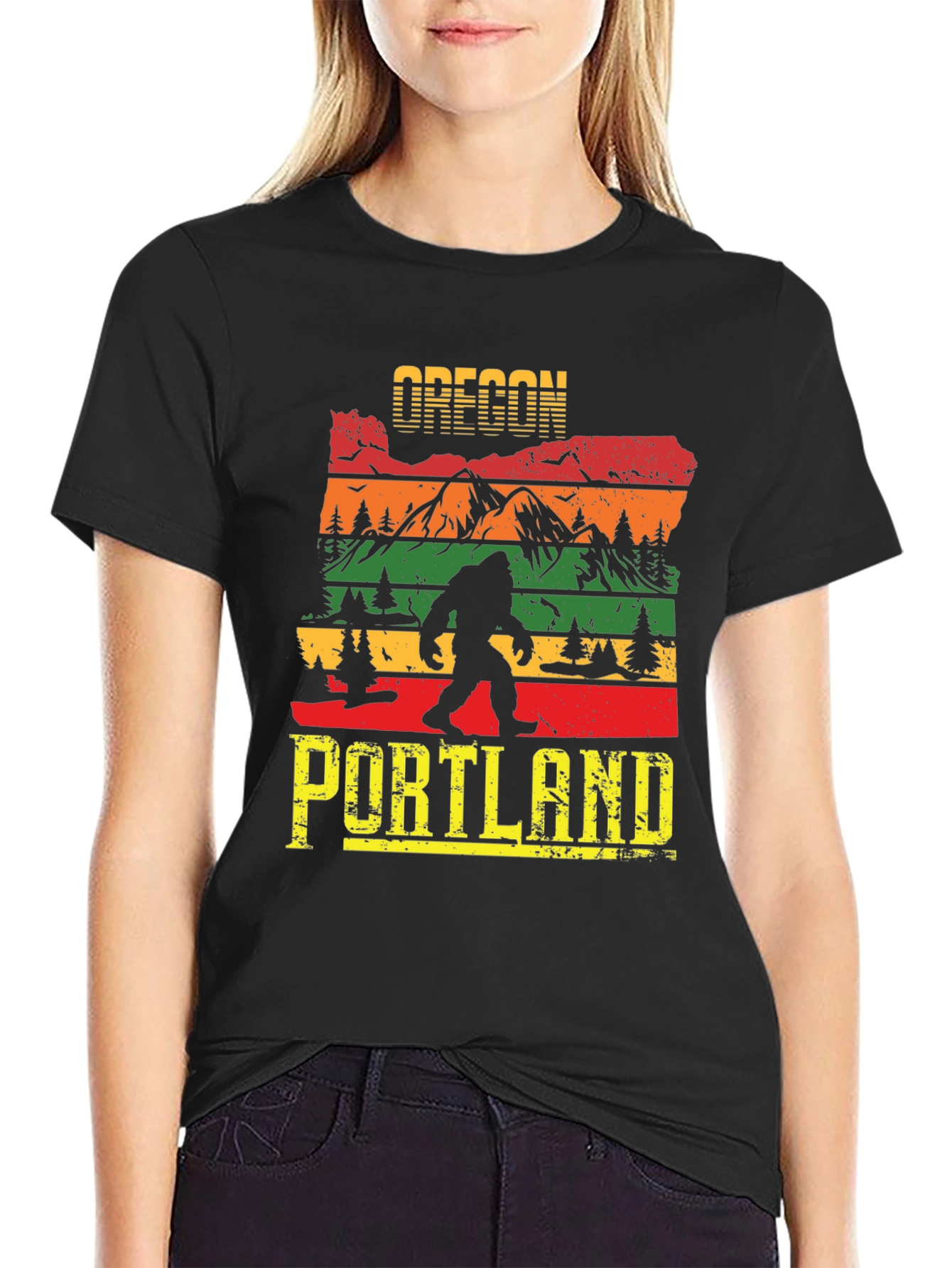 Camiseta Bigfoot Oregon Portland