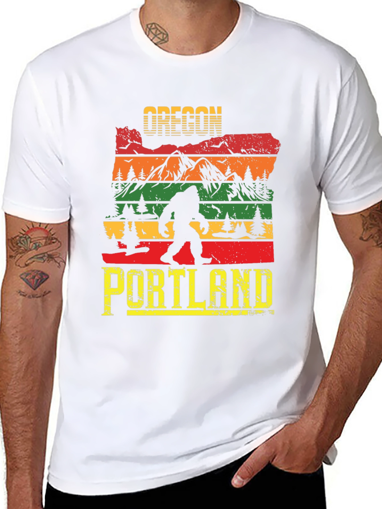 Camiseta Bigfoot Oregon Portland