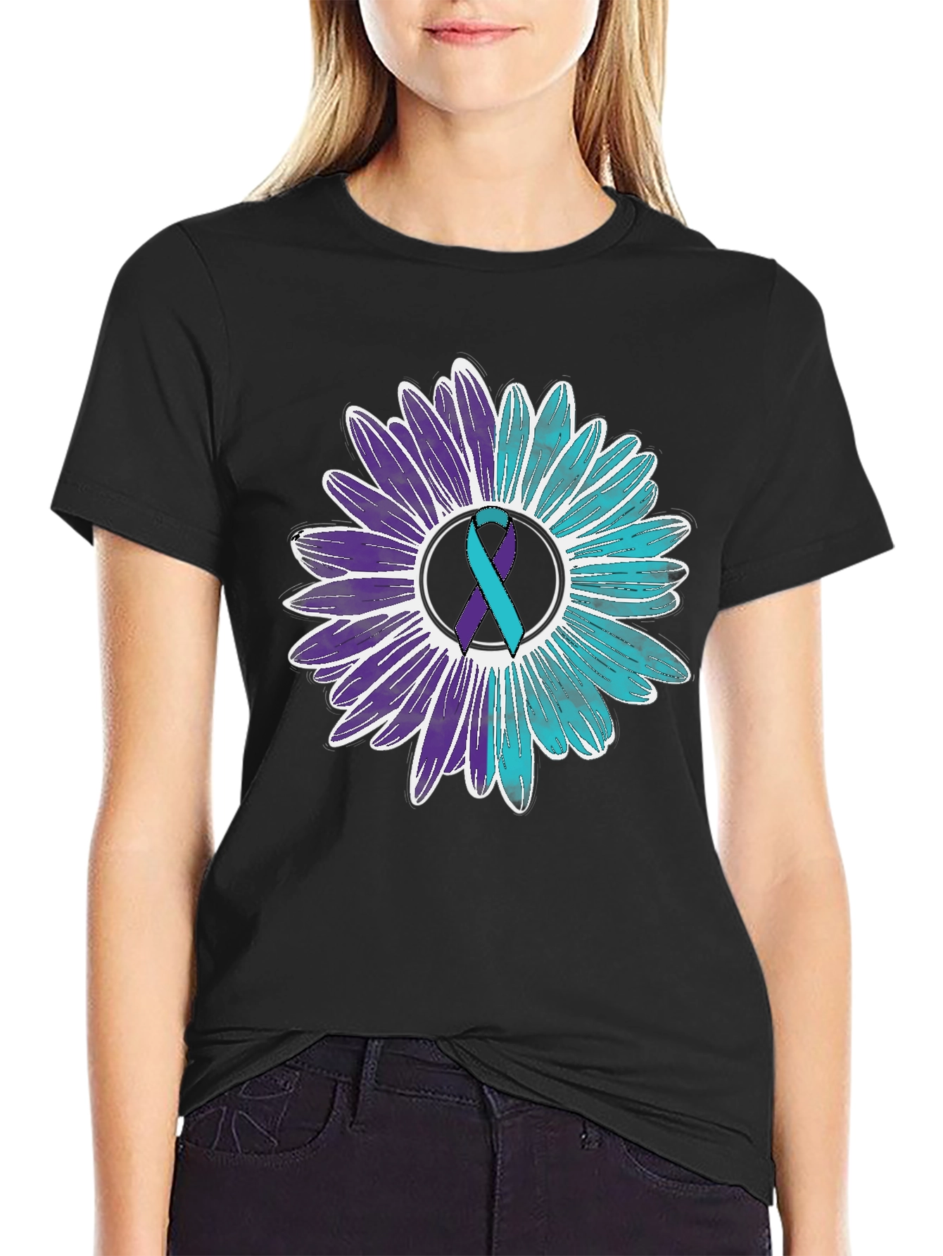 Camiseta Flor Conciencia Suicidio