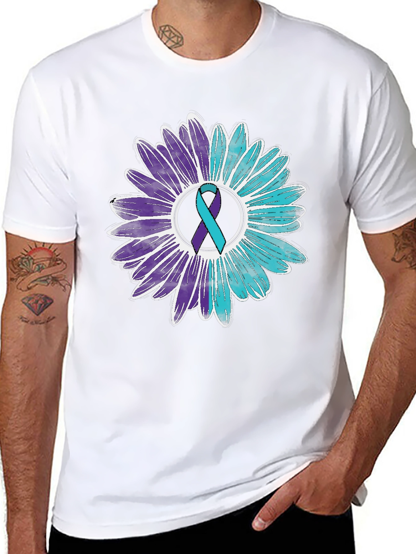 Camiseta Flor Conciencia Suicidio