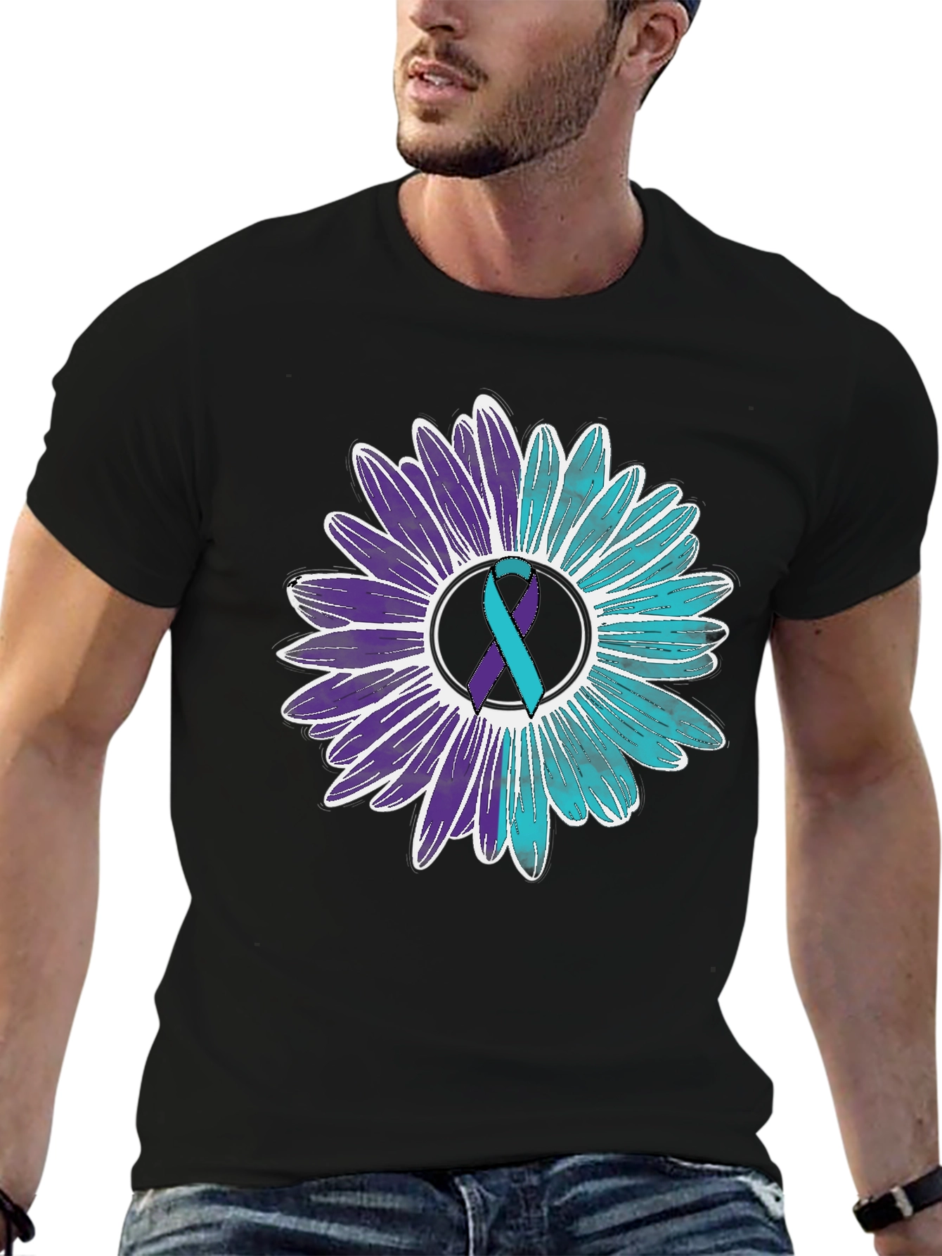 Camiseta Flor Conciencia Suicidio