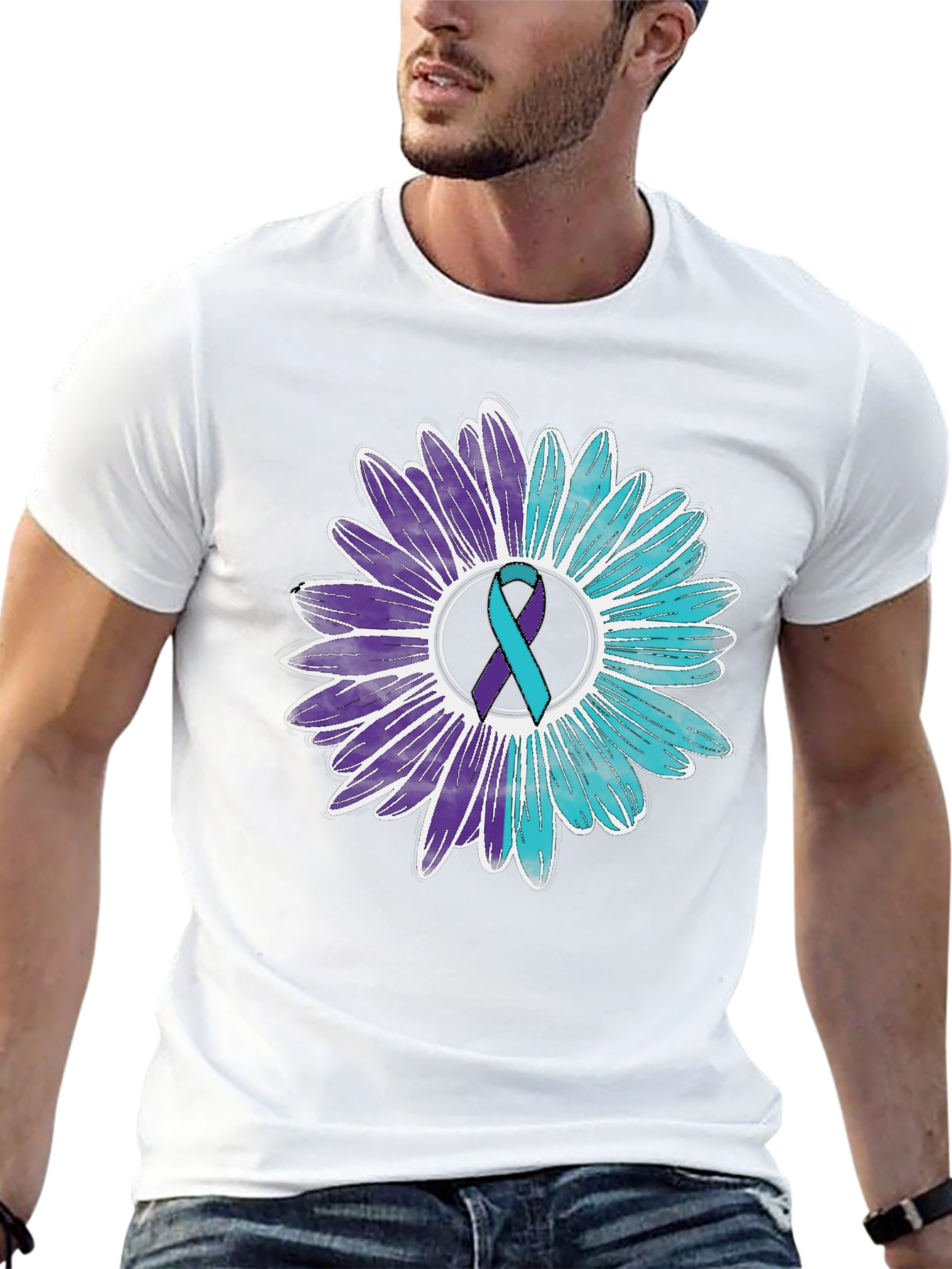Camiseta Flor Conciencia Suicidio