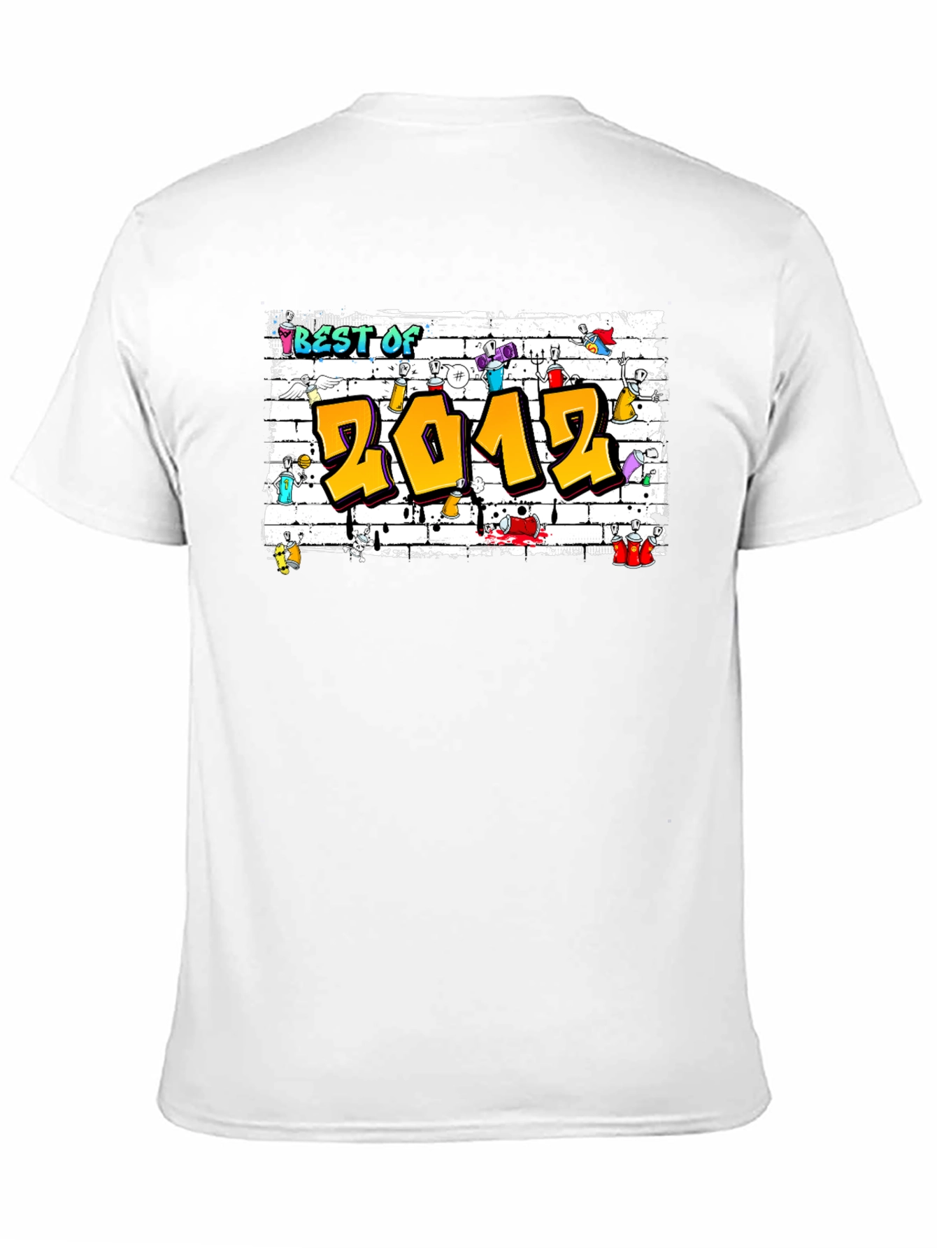Camiseta Negra Best of 2012 Graffiti