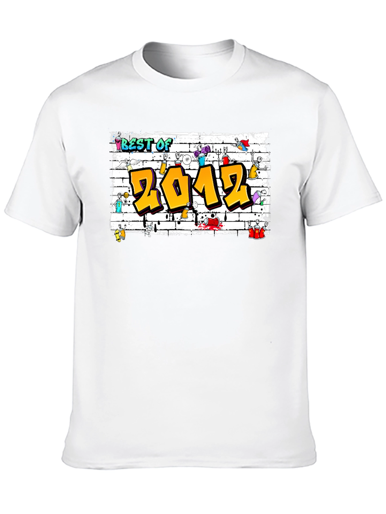 Camiseta Negra Best of 2012 Graffiti