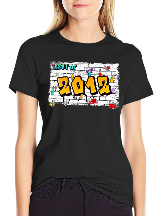 Camiseta Negra Best of 2012 Graffiti