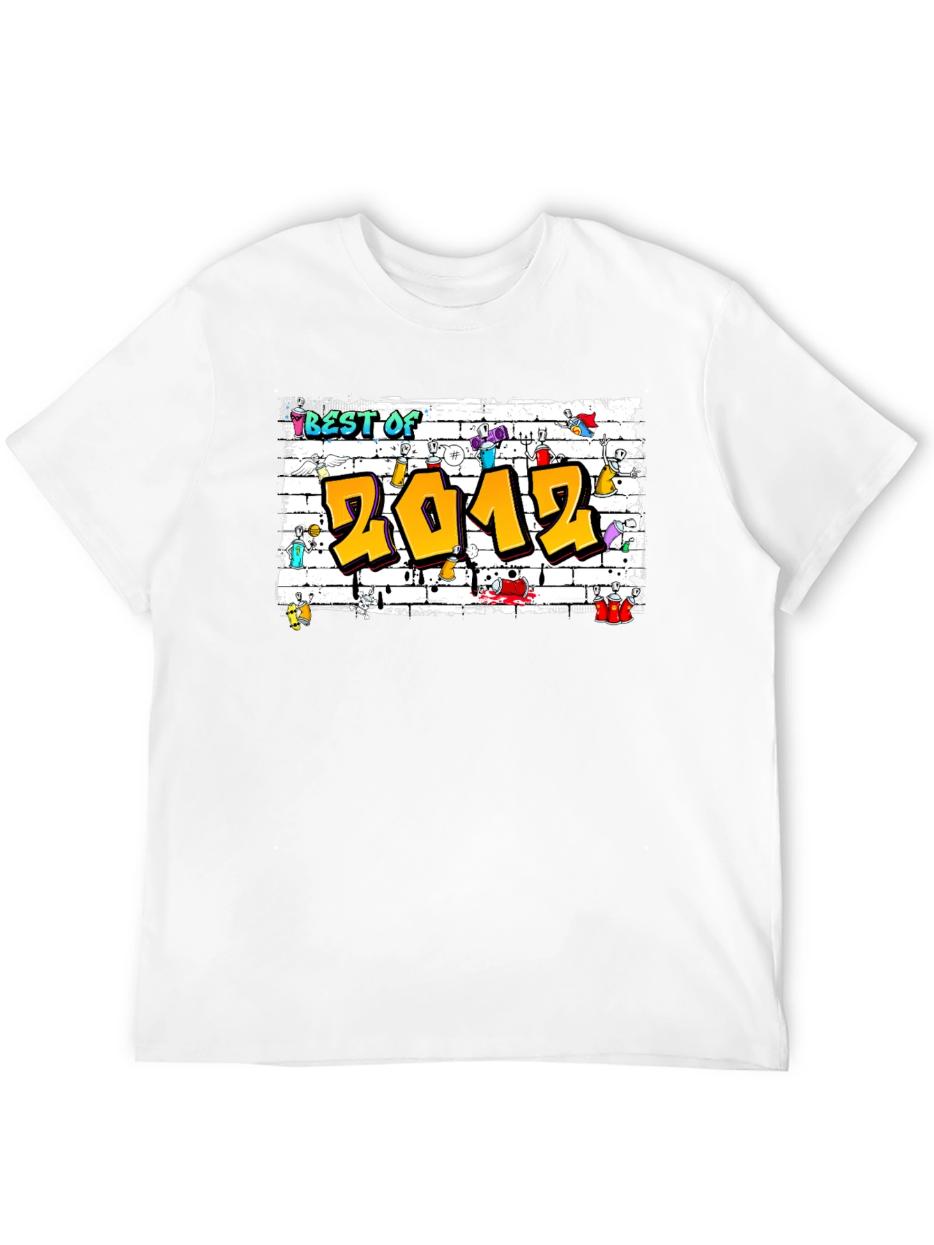 Camiseta Negra Best of 2012 Graffiti