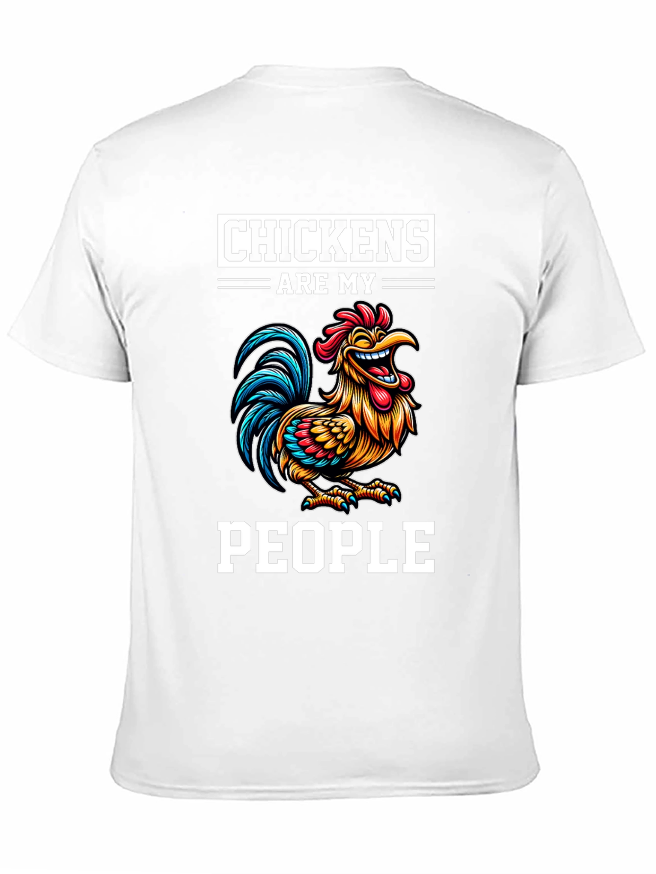 Camiseta Negra Chickens Are My People