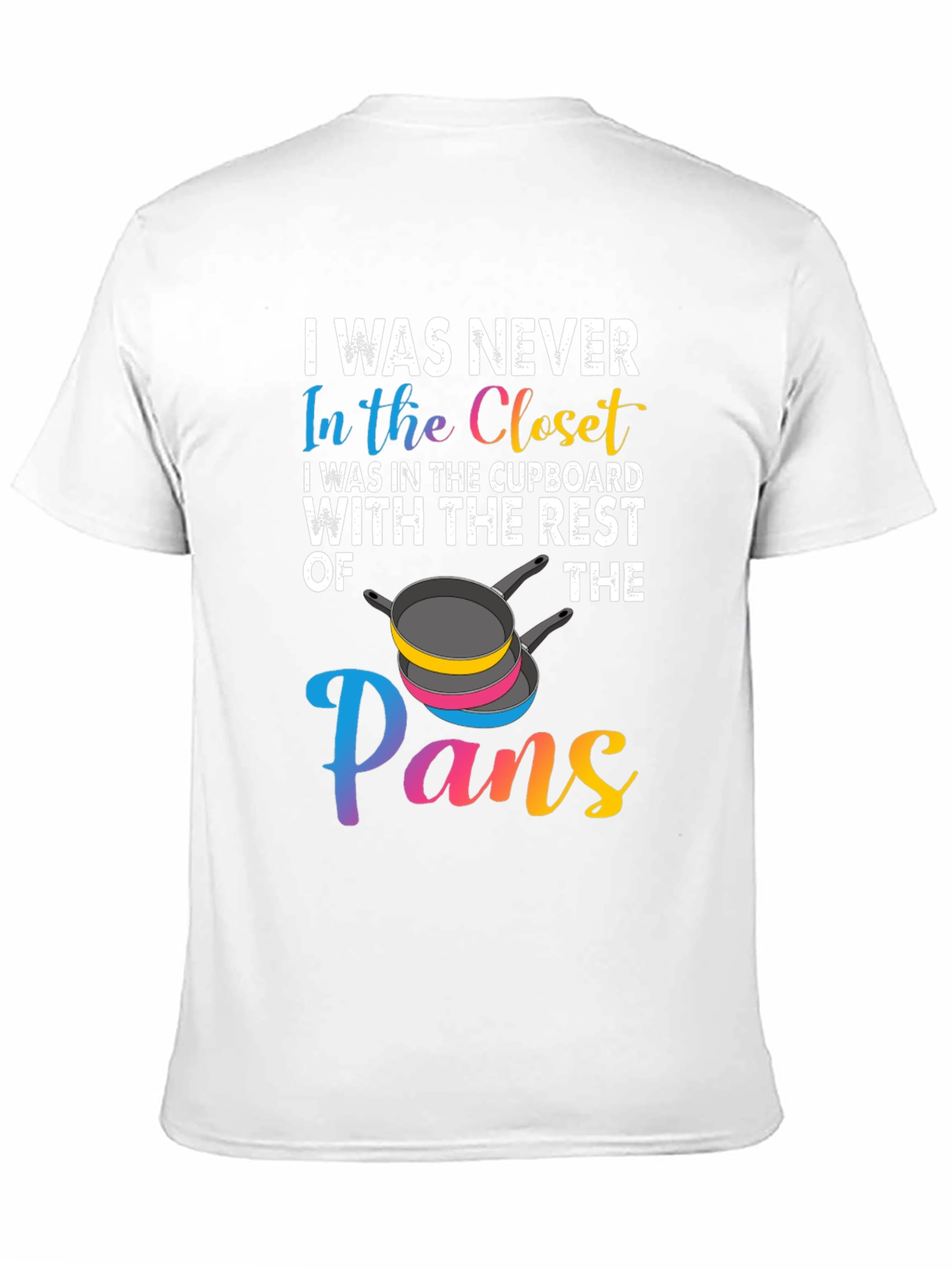 Camiseta Negra con Diseño Divertido Pans