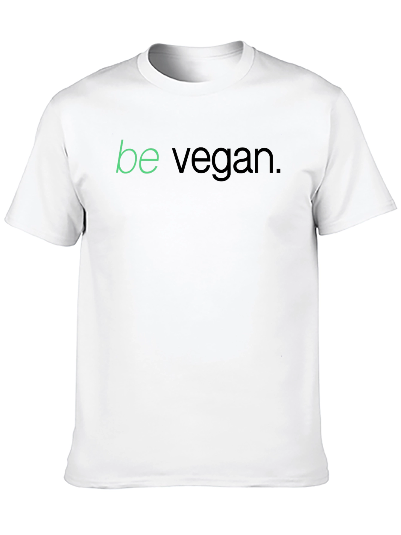 Camiseta Negra Be Vegan para Hombre