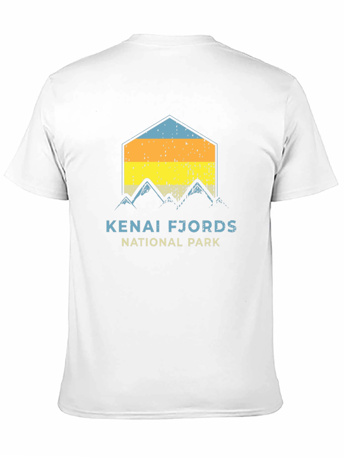 Camiseta Parque Nacional Fiordos Kenai - Diseño Retro