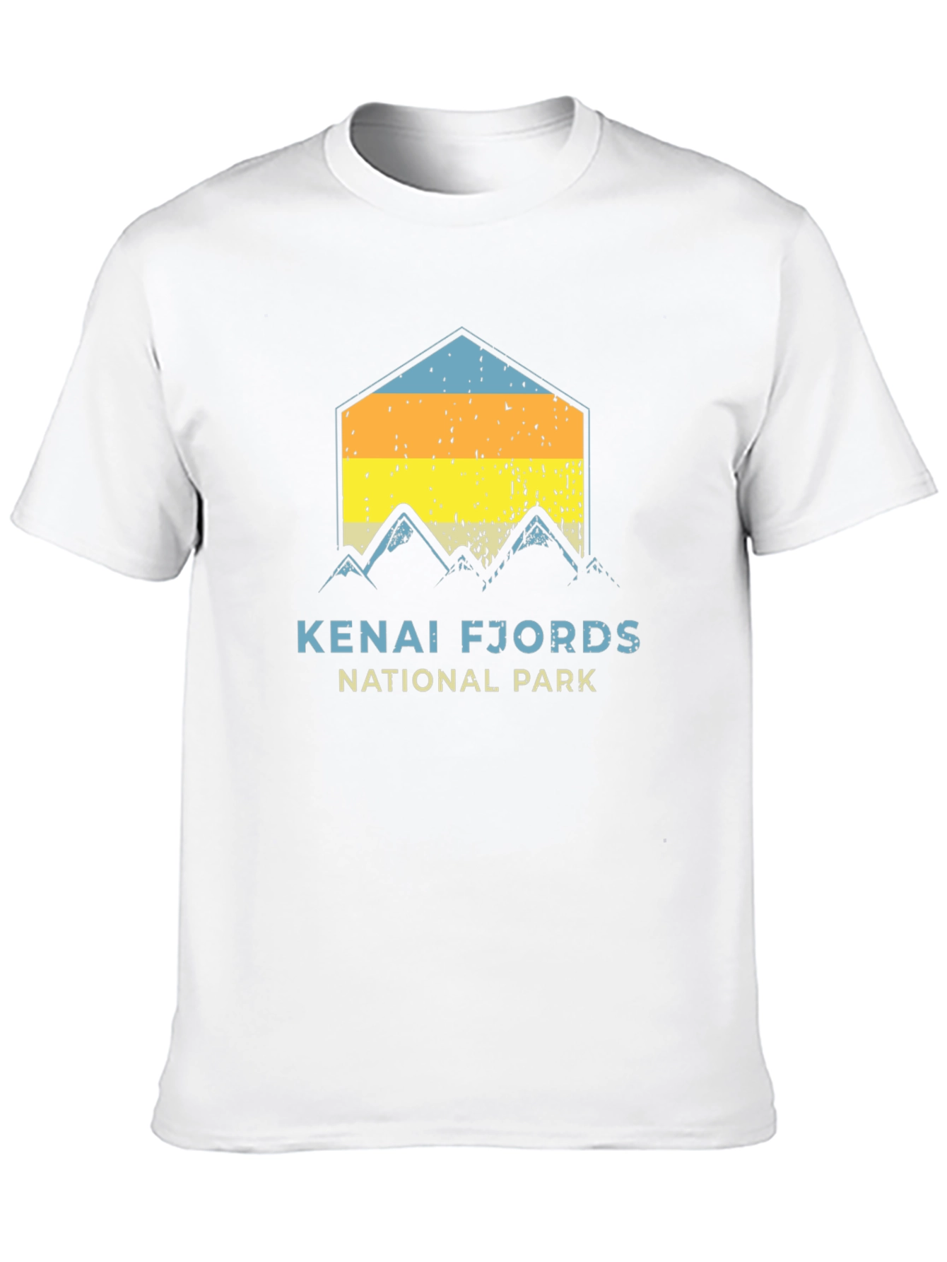 Camiseta Parque Nacional Fiordos Kenai - Diseño Retro