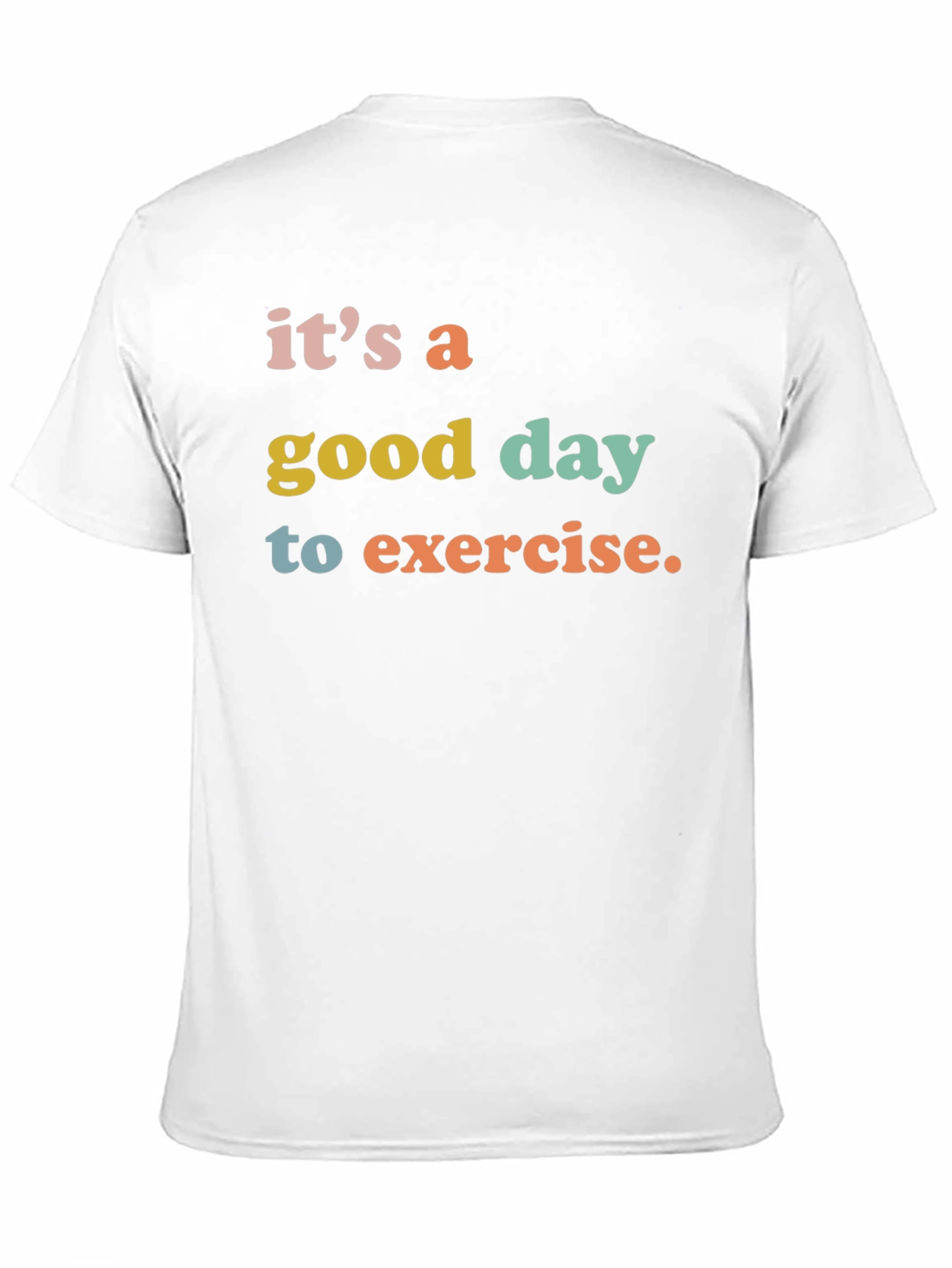 Camiseta Negra: Un Buen Día Para Hacer Ejercicio