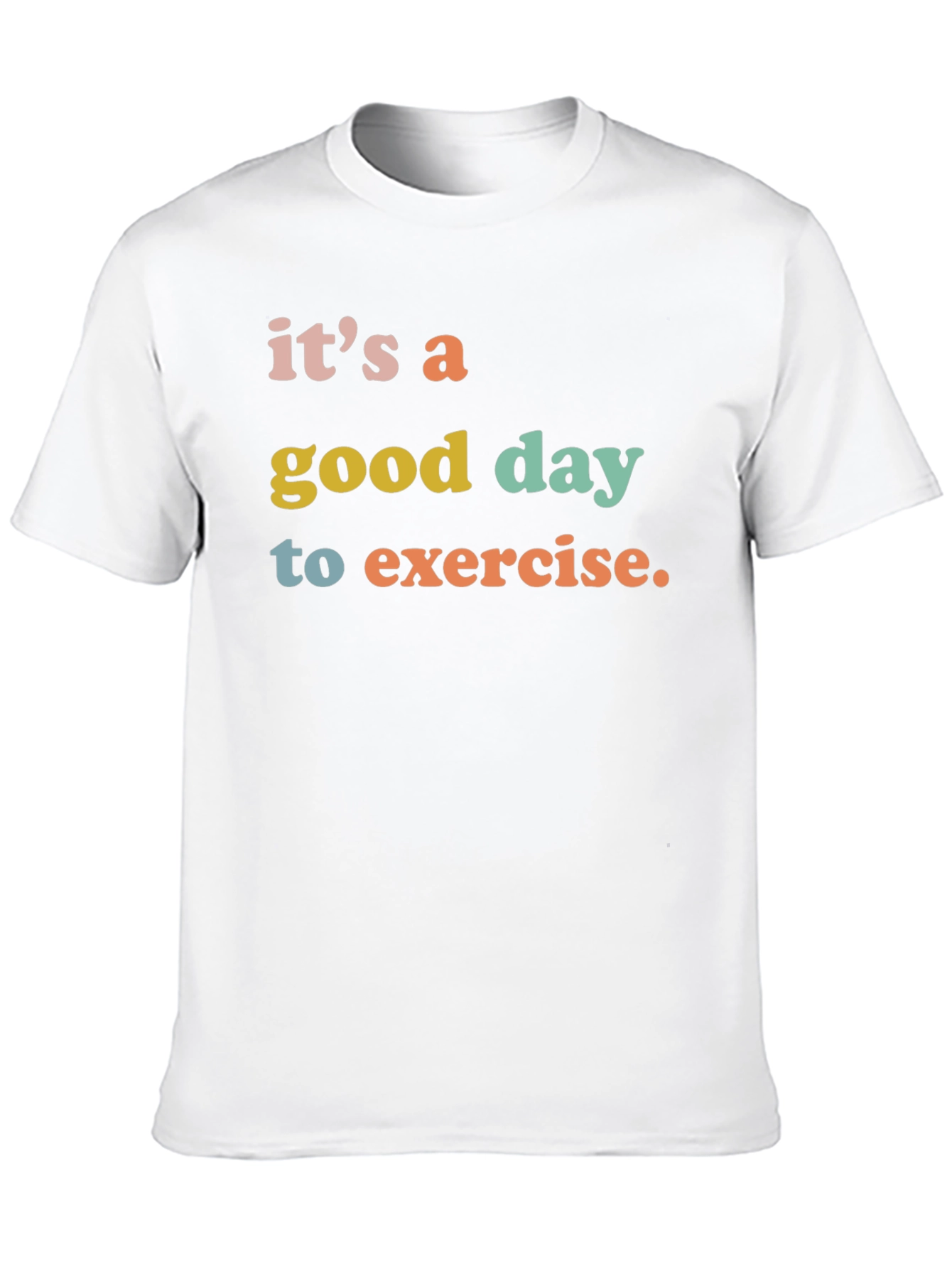 Camiseta Negra: Un Buen Día Para Hacer Ejercicio