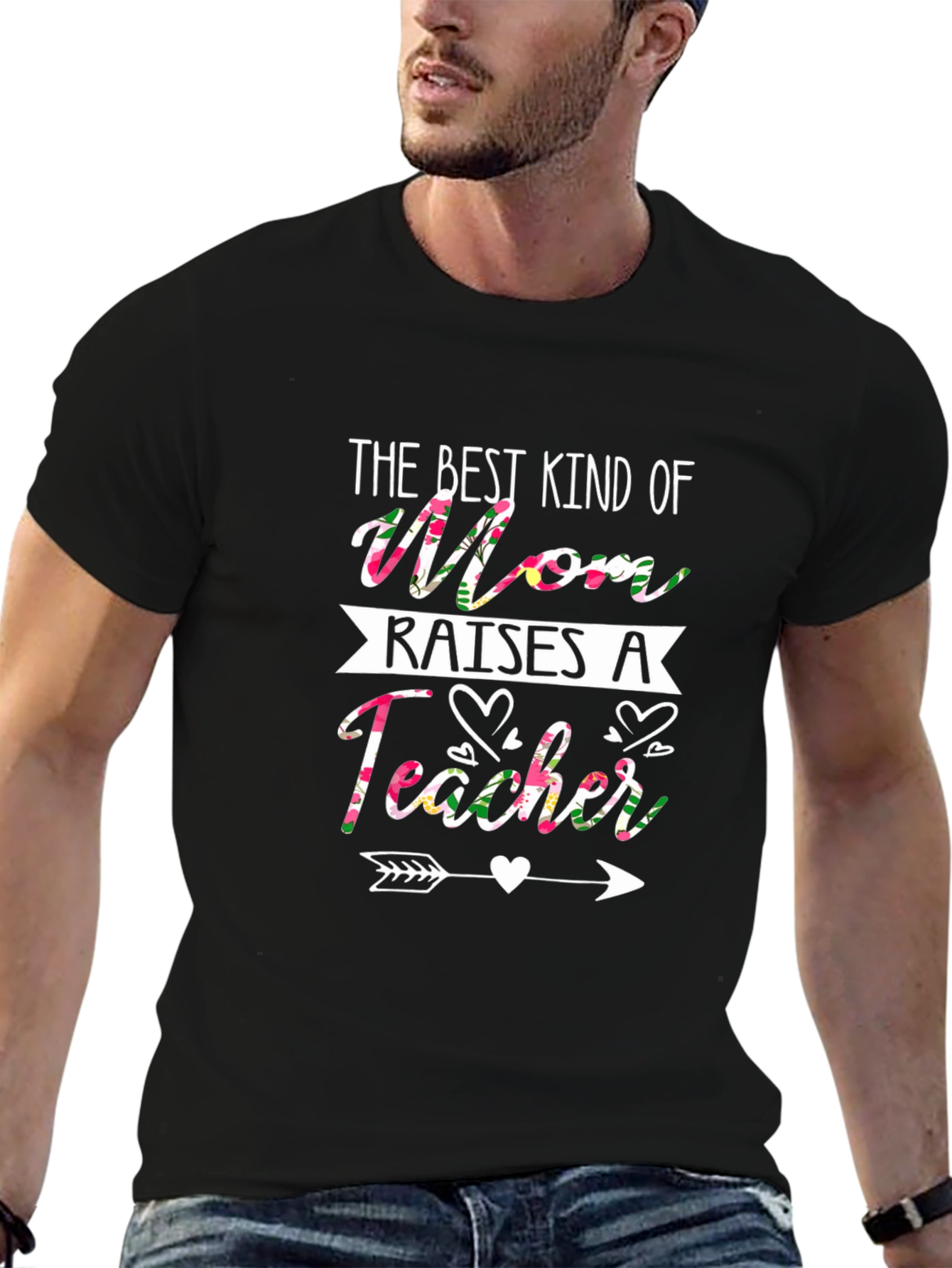 Camiseta La mejor mamá educa a una maestra