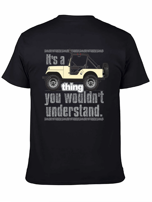 Camiseta Negra: Es algo que no entenderías Jeep