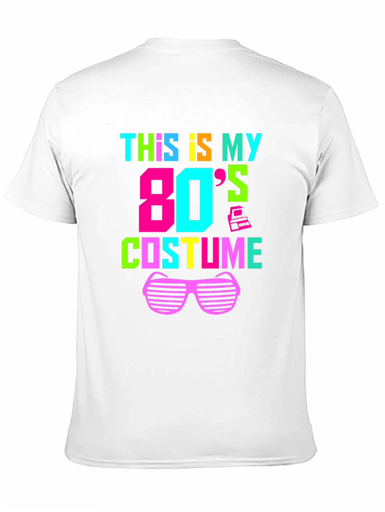 Camiseta Disfraz Años 80