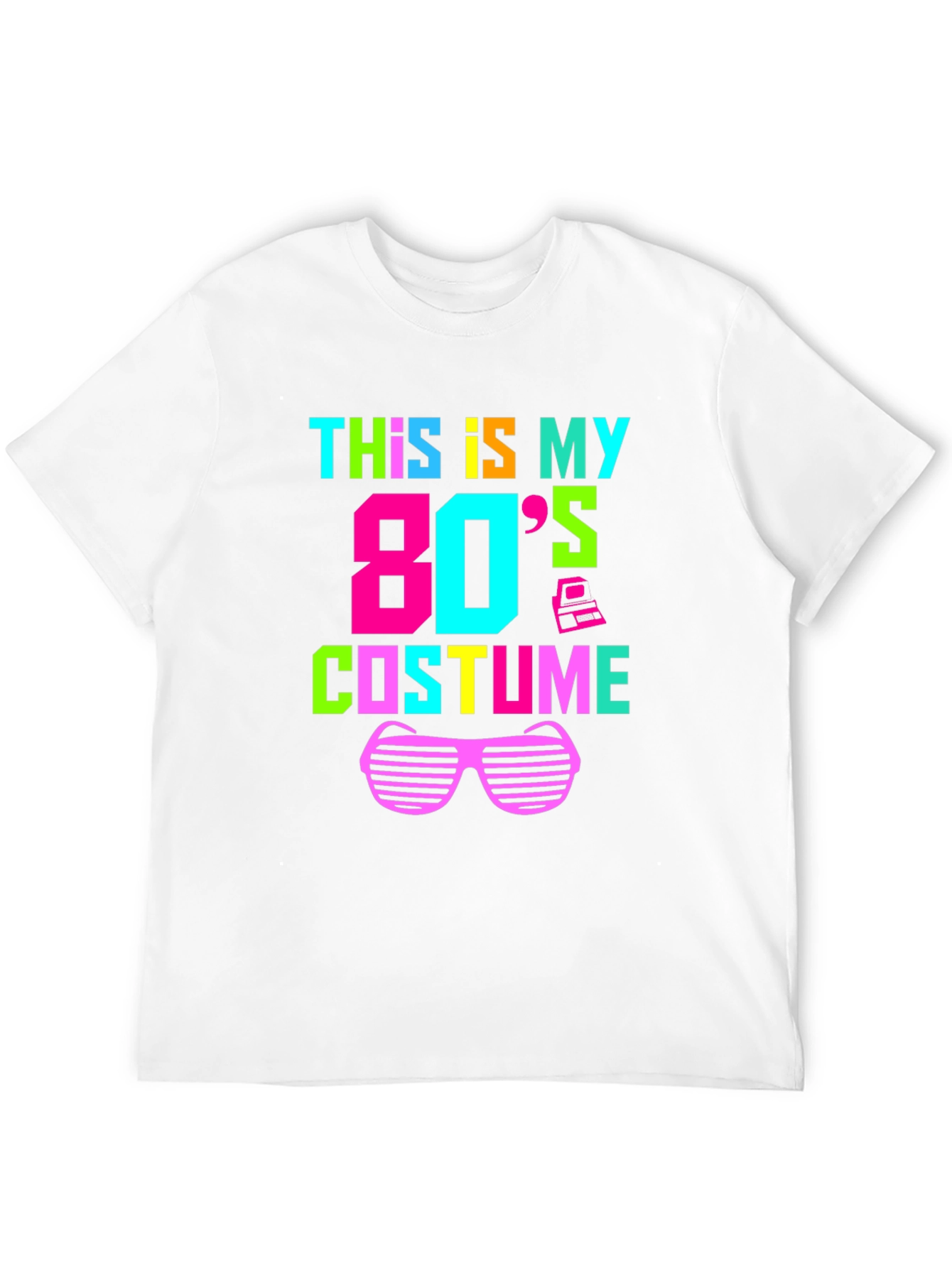 Camiseta Disfraz Años 80