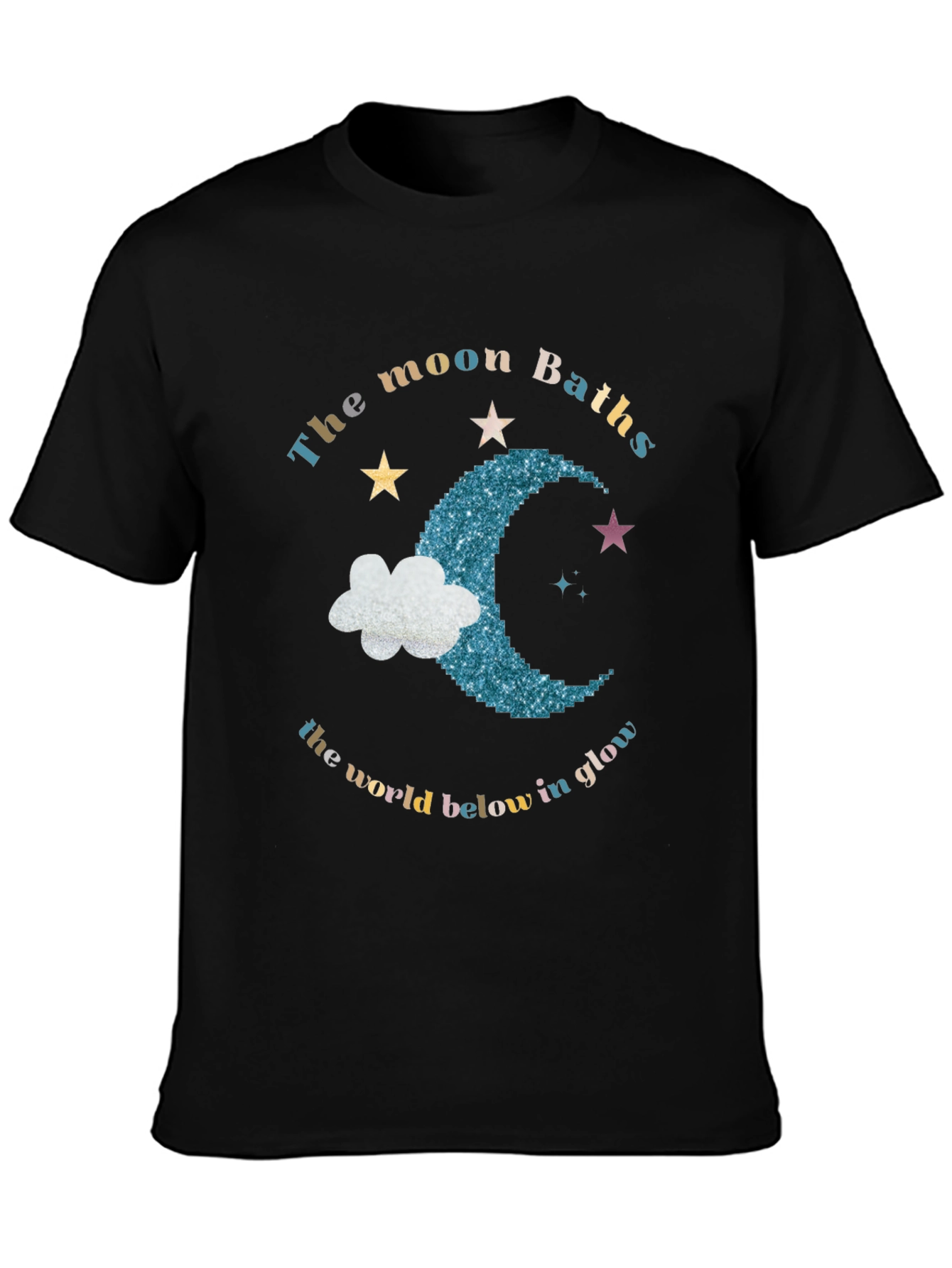 Camiseta Negra Baños de Luna
