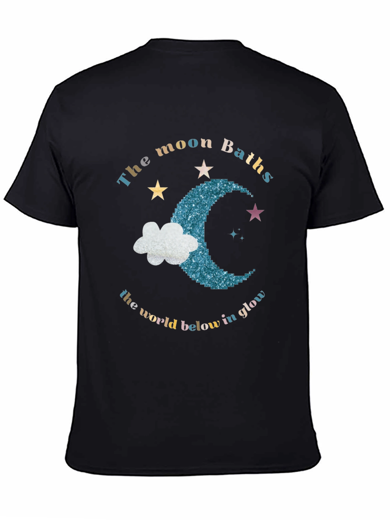 Camiseta Negra Baños de Luna