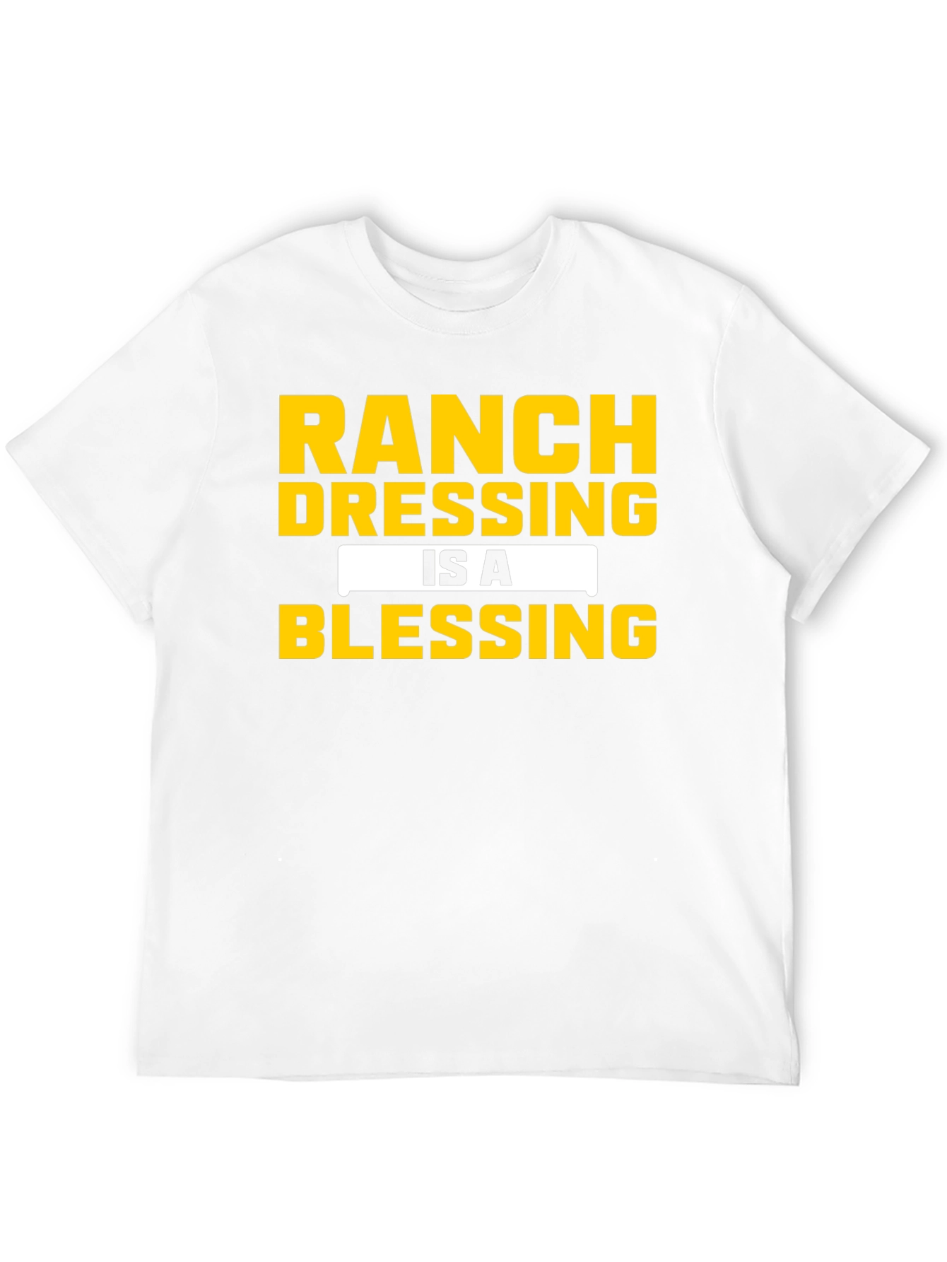 Camiseta Negra: Ranch Dressing is a Blessing