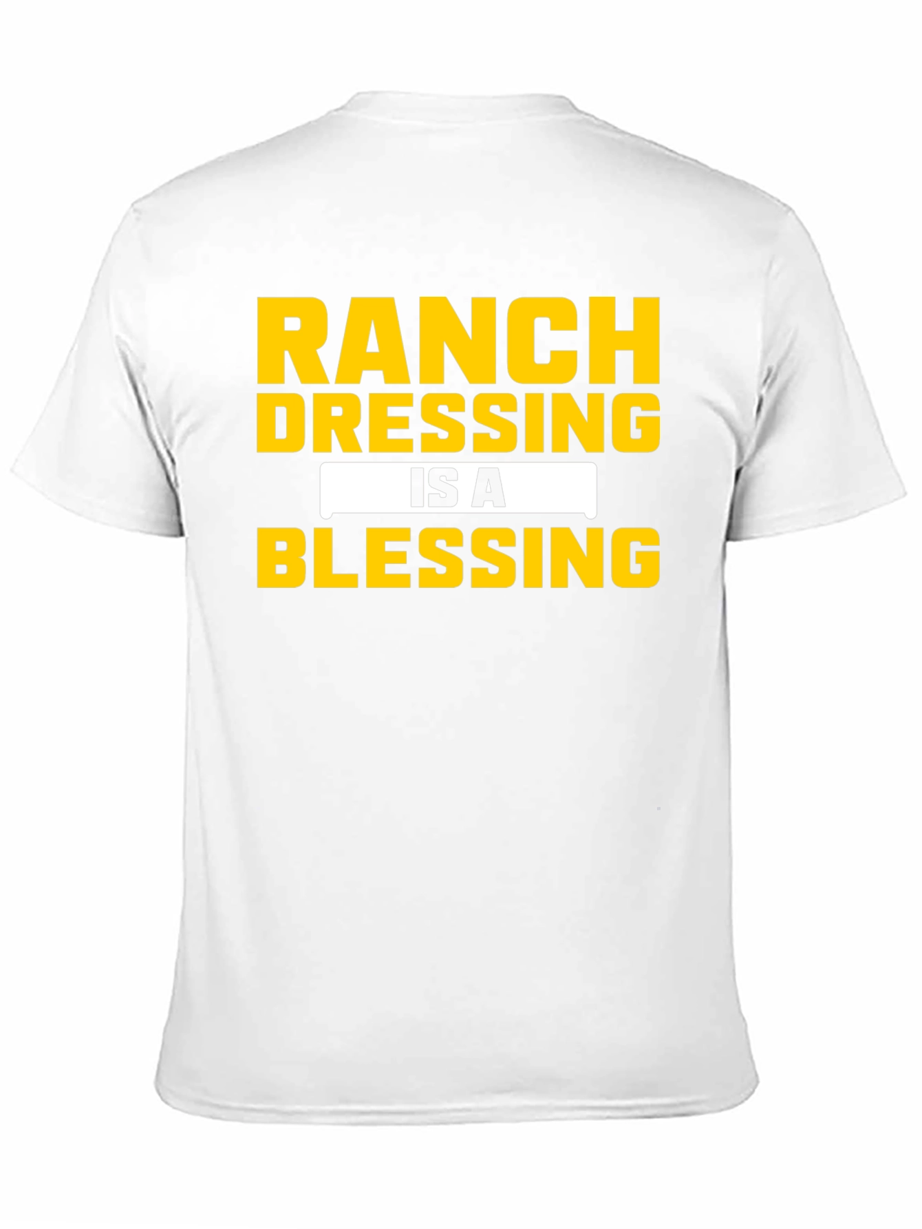 Camiseta Negra: Ranch Dressing is a Blessing