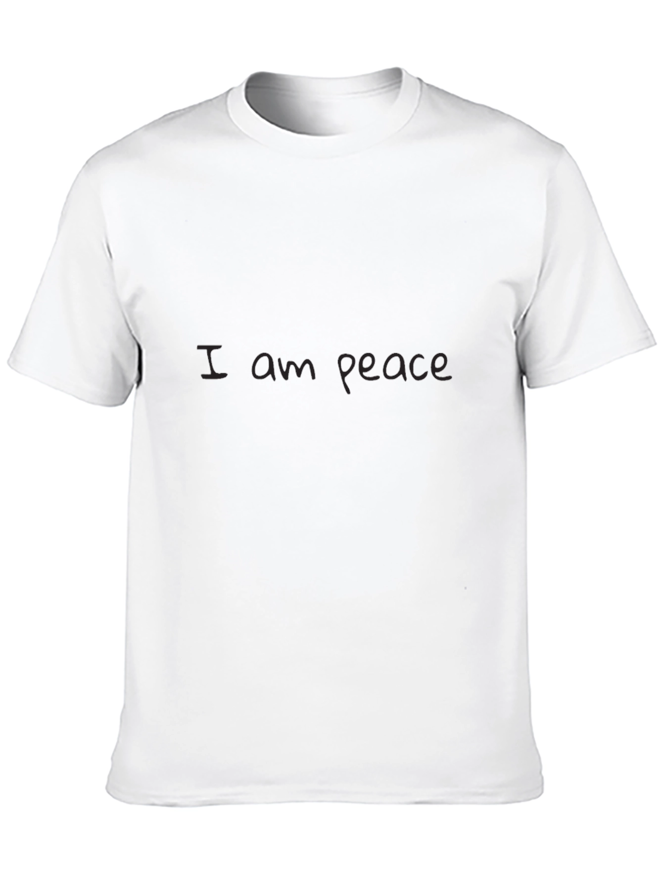 Camiseta Negra I am peace para Hombre