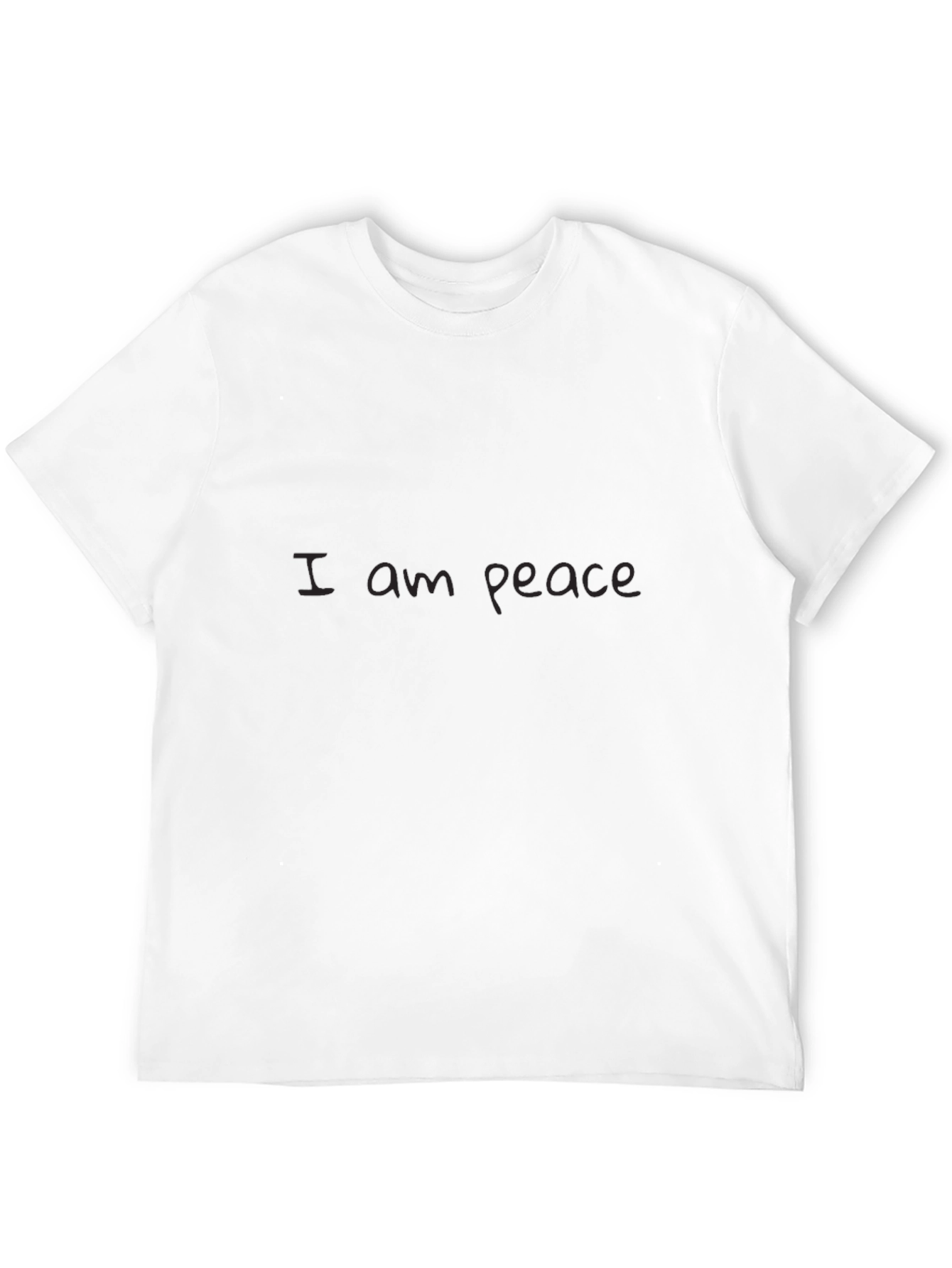 Camiseta Negra I am peace para Hombre
