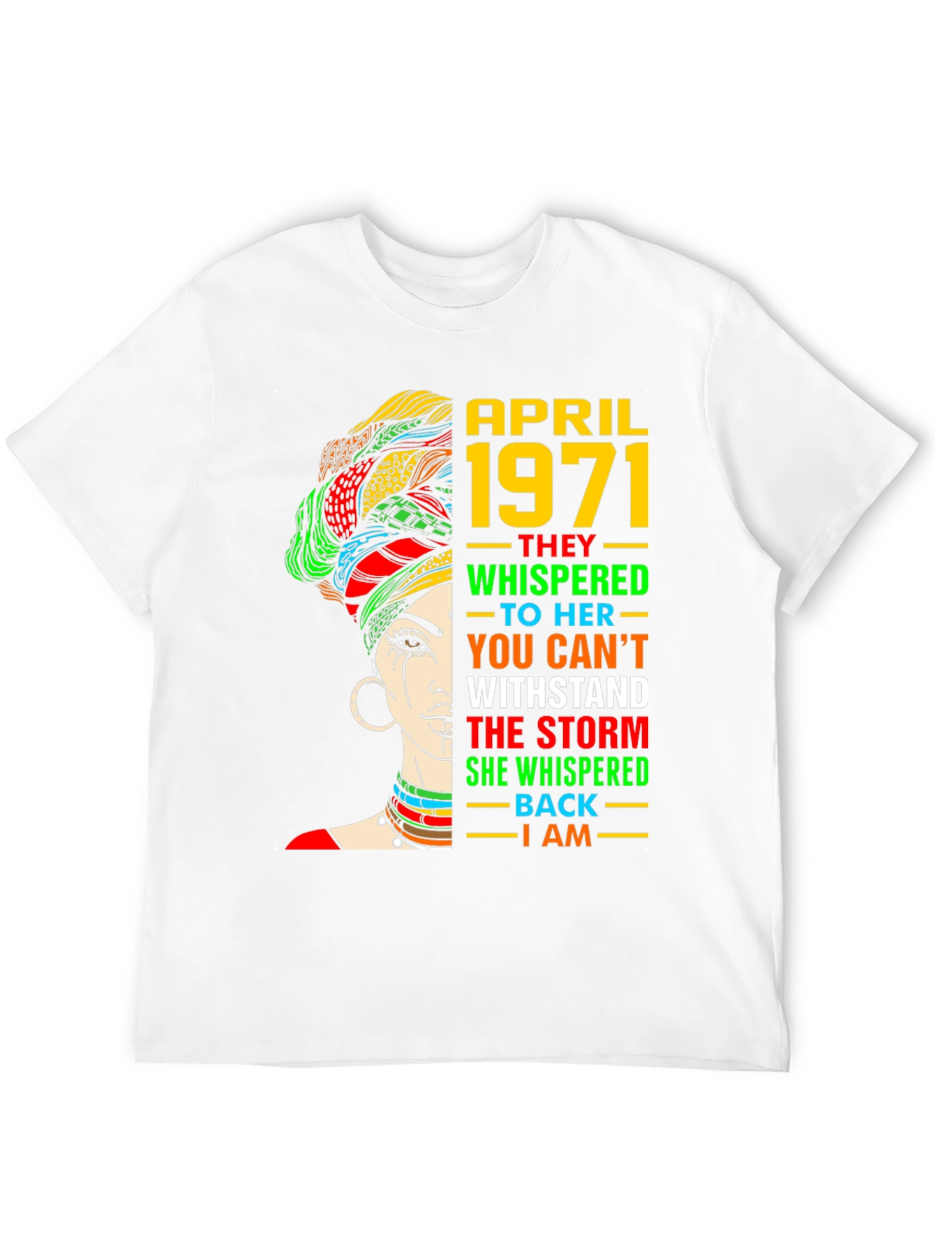 Camiseta Abril 1971 Mujer Fuerte