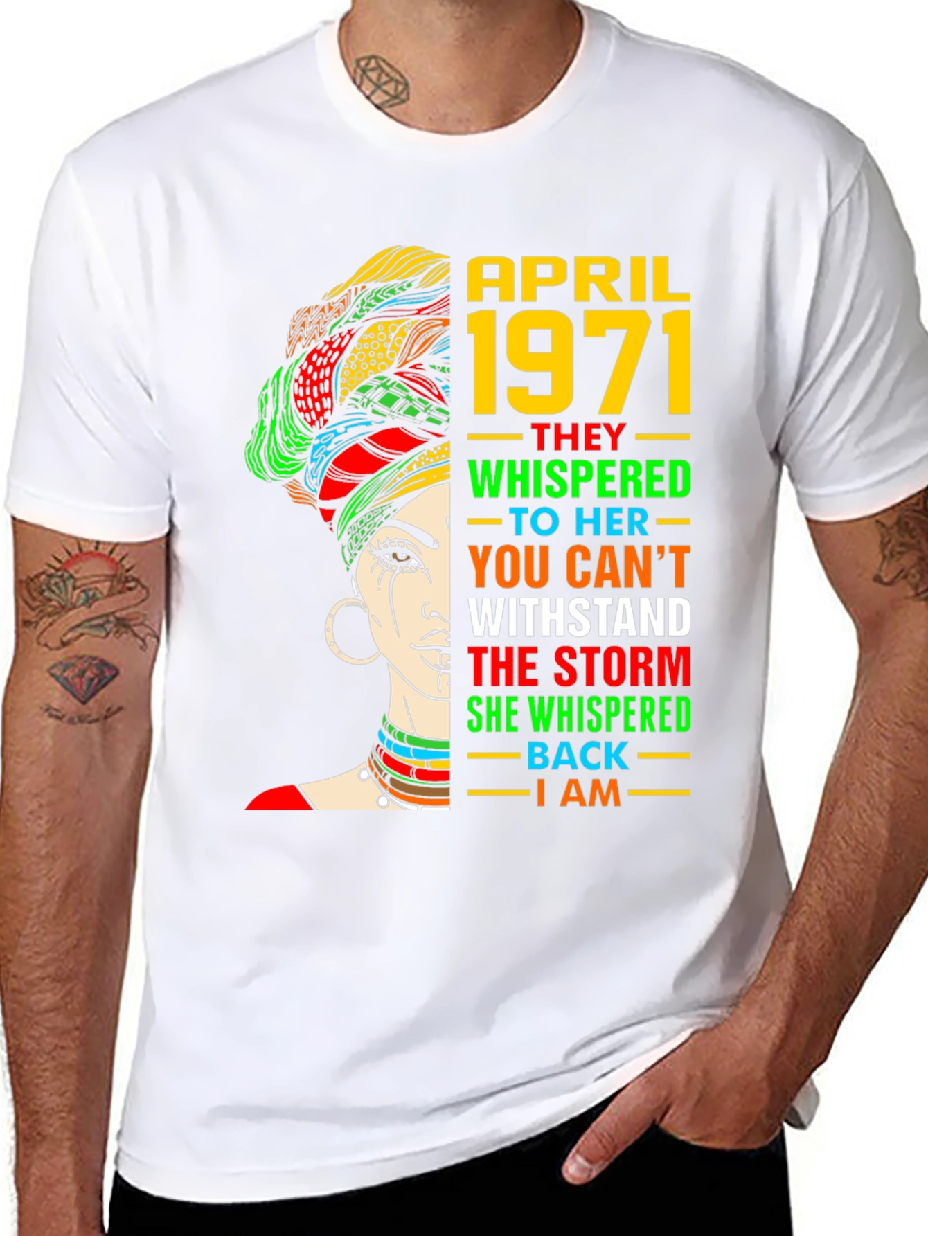 Camiseta Abril 1971 Mujer Fuerte