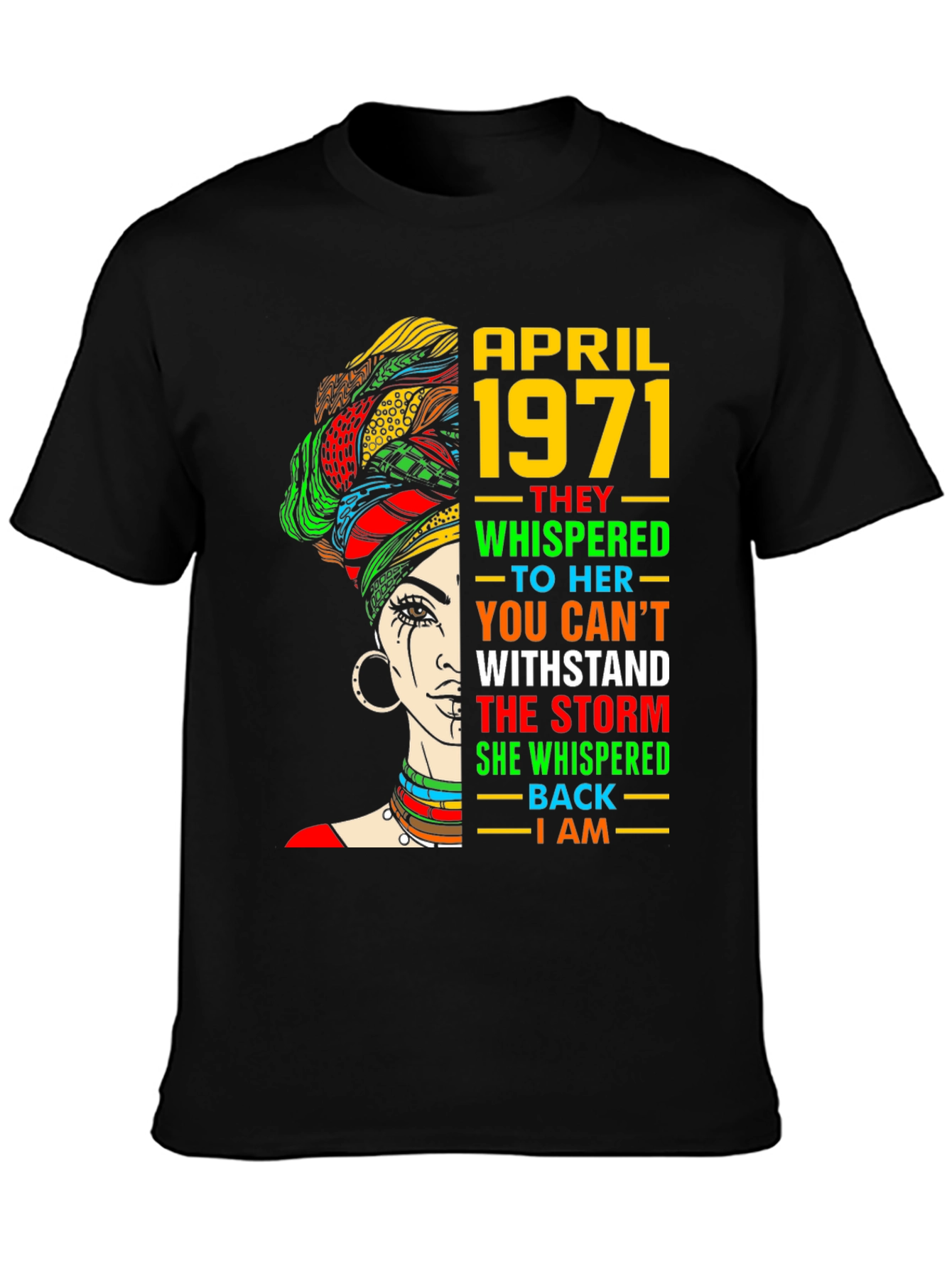 Camiseta Abril 1971 Mujer Fuerte