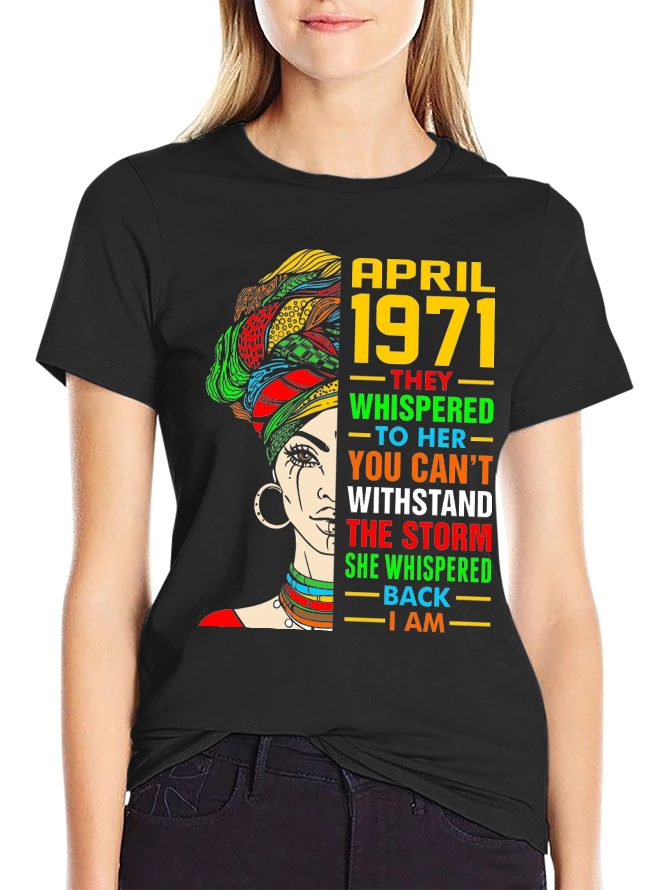 Camiseta Abril 1971 Mujer Fuerte