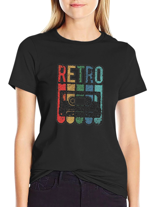Camiseta Retro Vintage Cassette Música