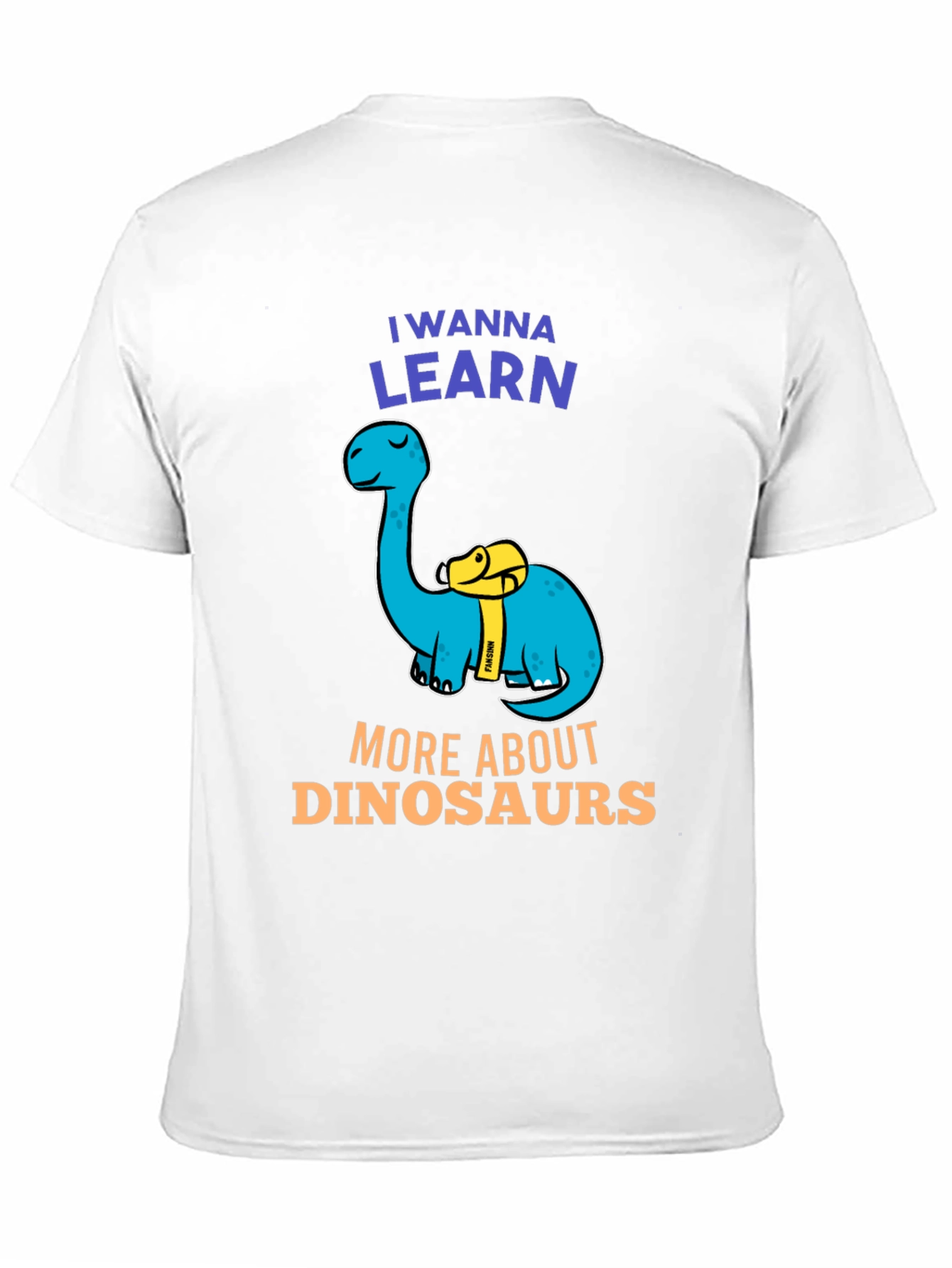 Camiseta Negra Quiero Aprender Sobre Dinosaurios