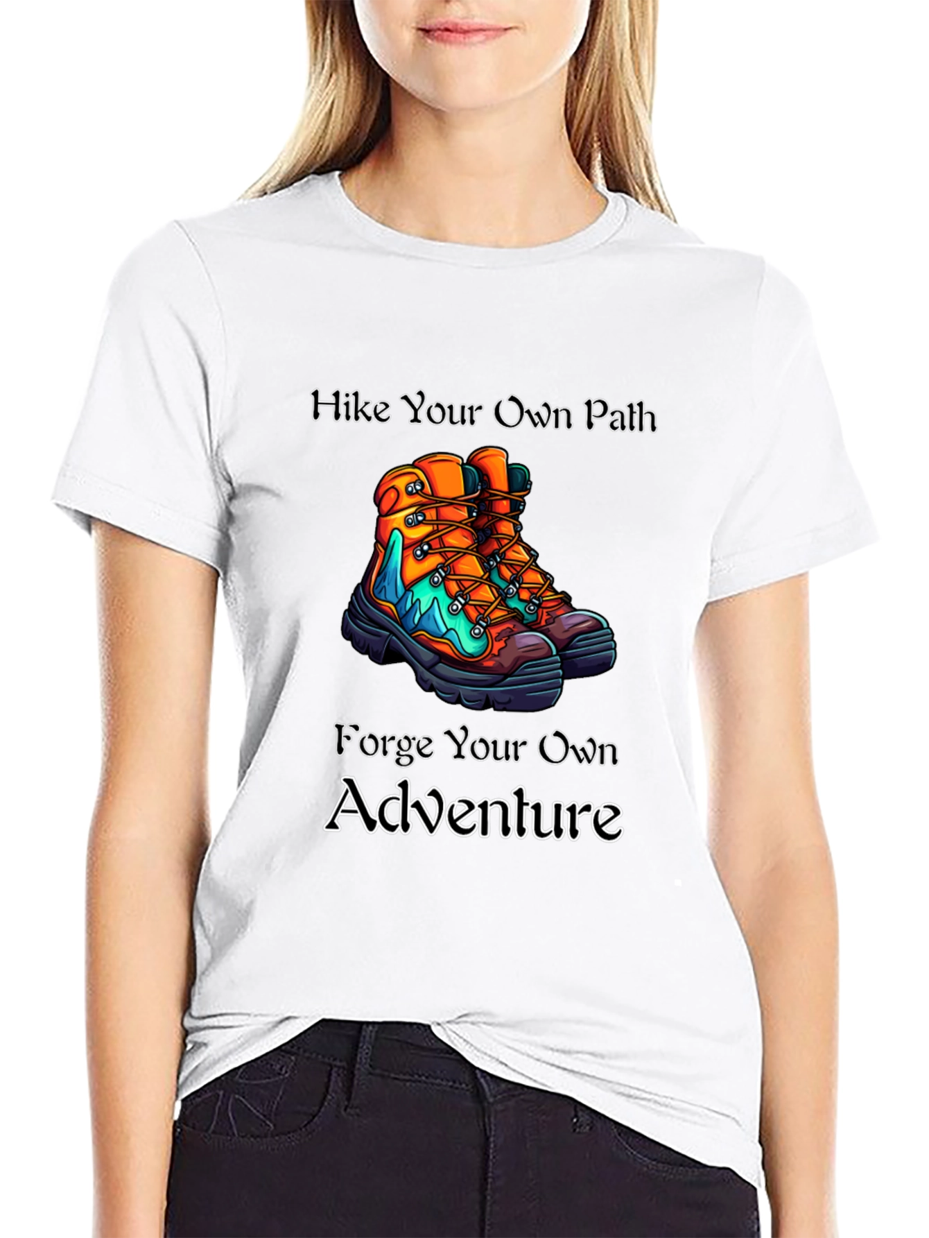 Camiseta Negra: Aventuras al Aire Libre