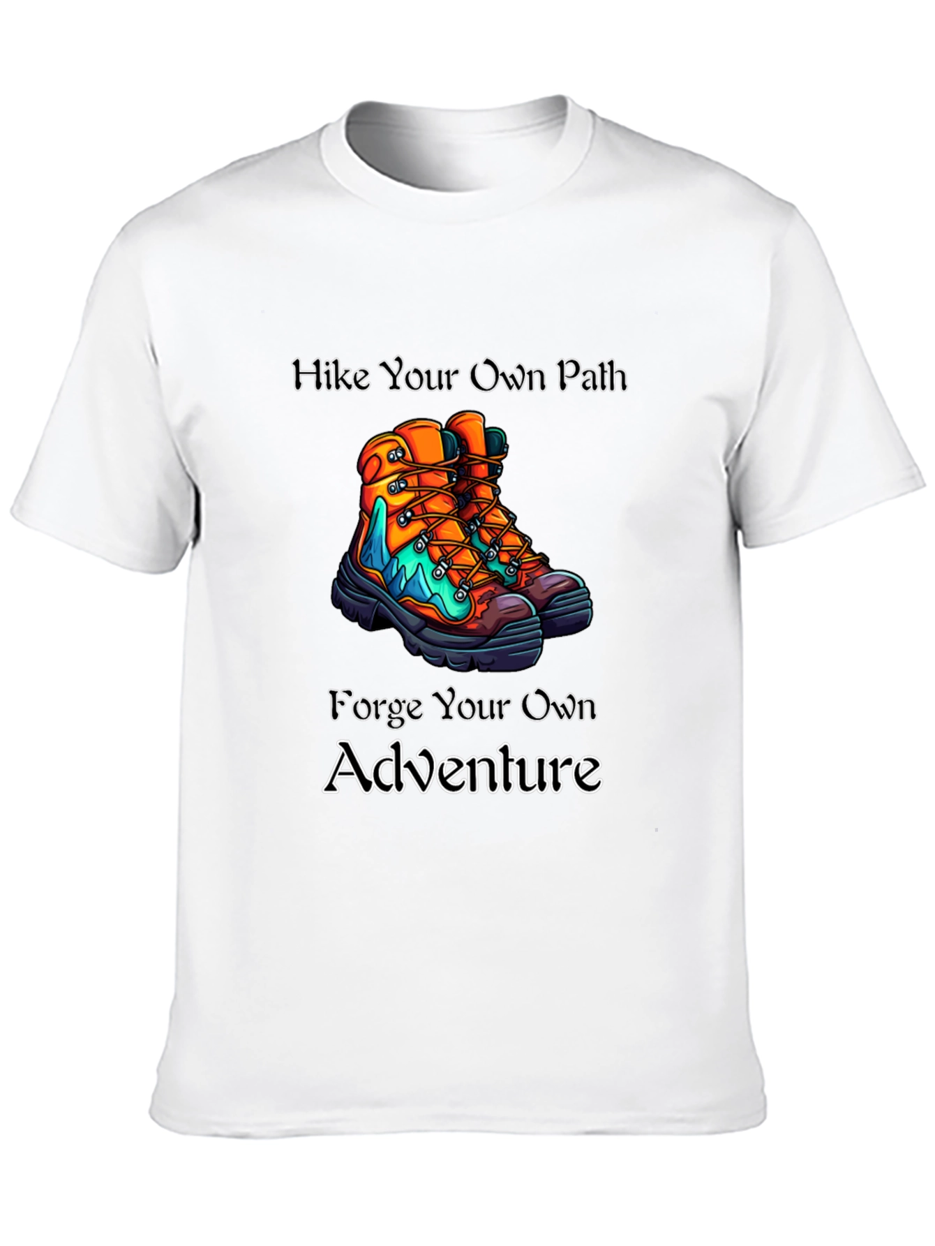 Camiseta Negra: Aventuras al Aire Libre