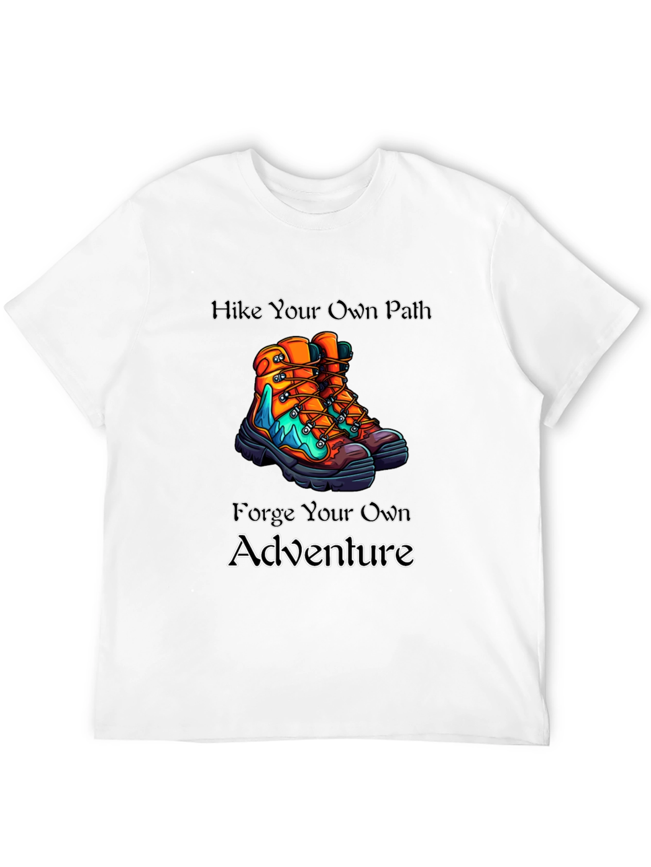 Camiseta Negra: Aventuras al Aire Libre