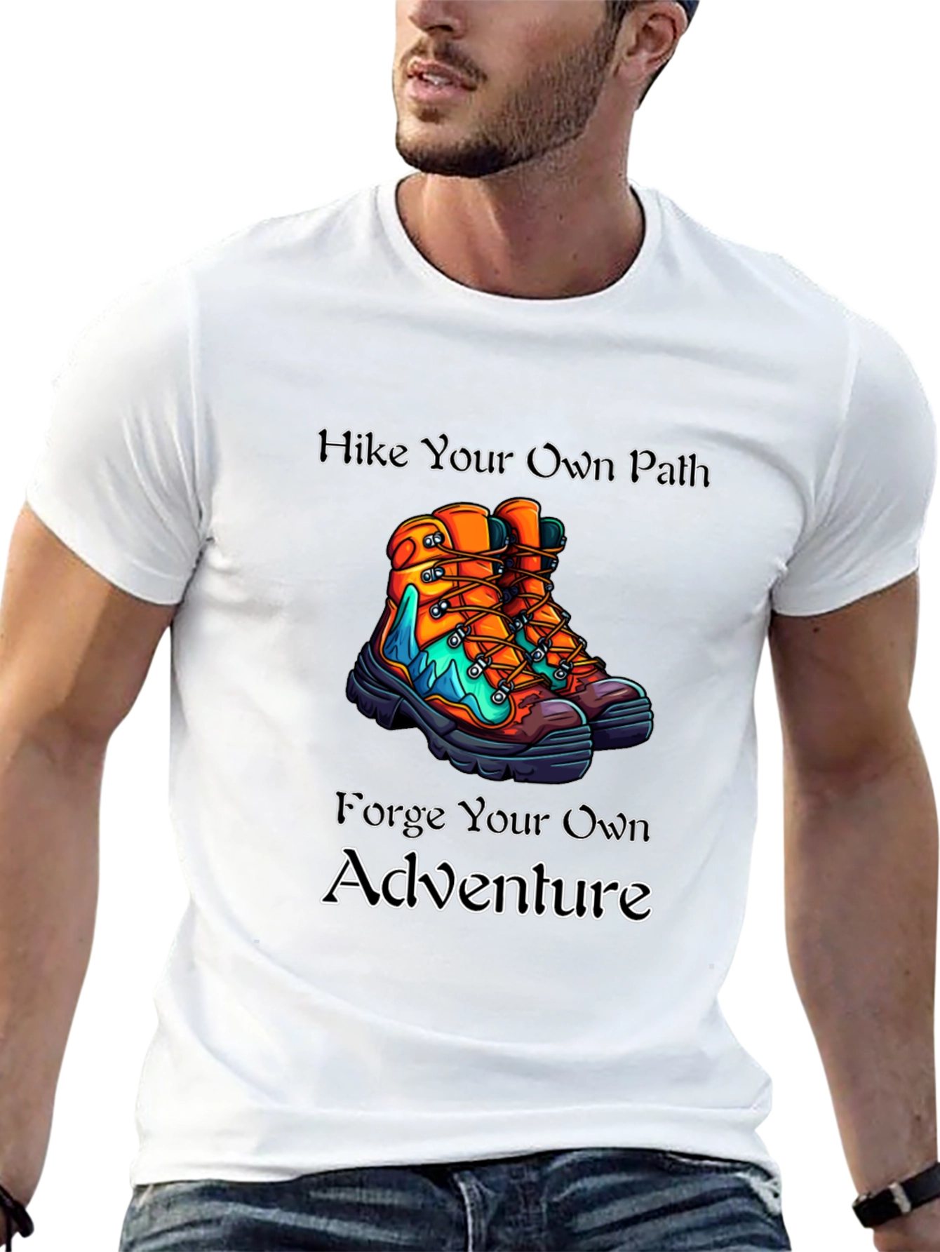 Camiseta Negra: Aventuras al Aire Libre