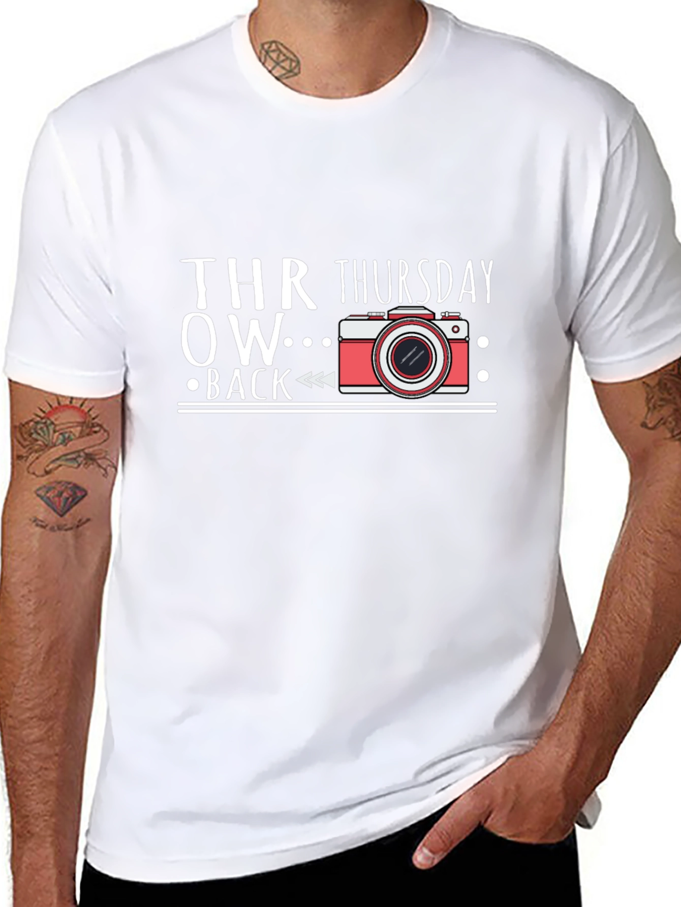 Camiseta Hombre Jueves de Antaño con Cámara Fotográfica
