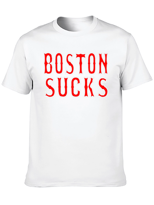 Camiseta Negra Boston Sucks
