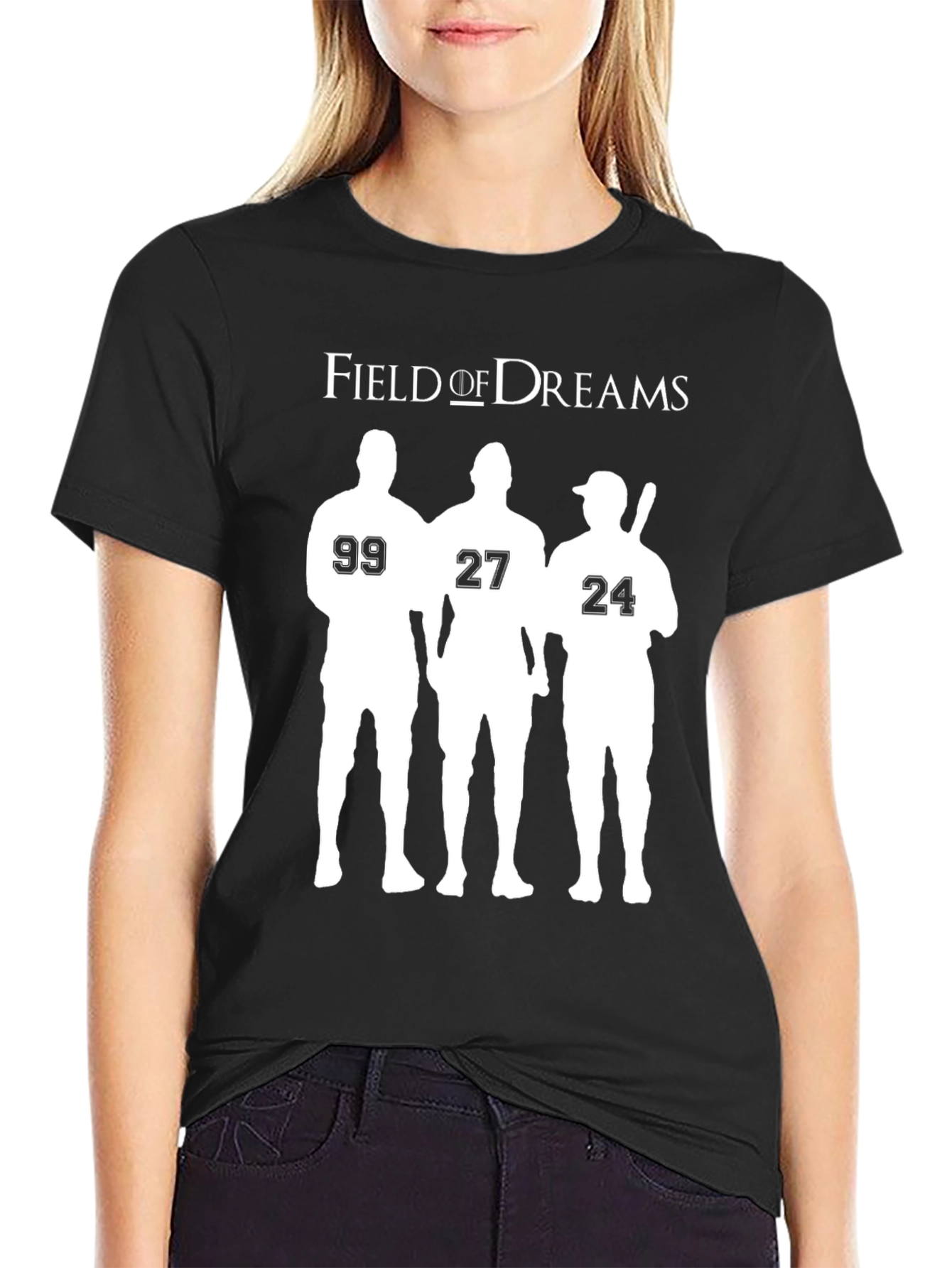 Camiseta Negra Field of Dreams Béisbol
