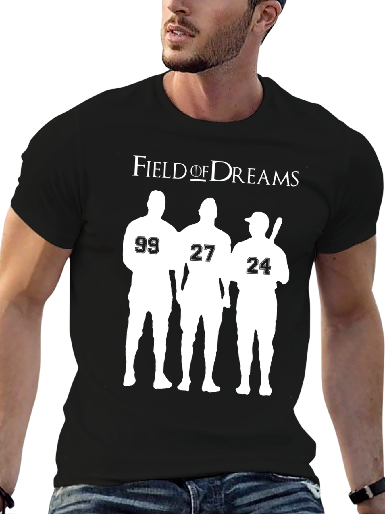Camiseta Negra Field of Dreams Béisbol